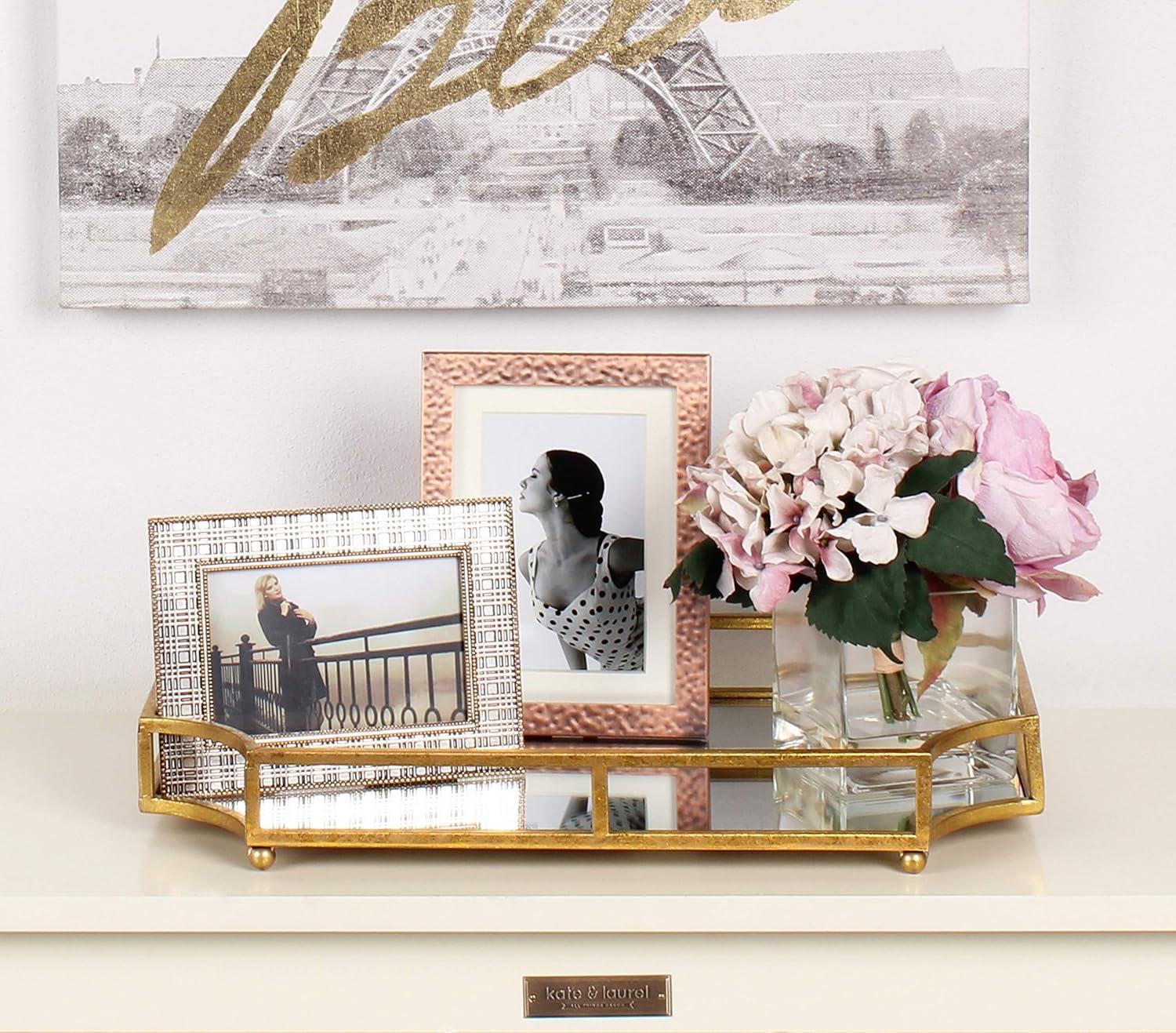 Kate and Laurel Ciel Tray, 12x18, Gold