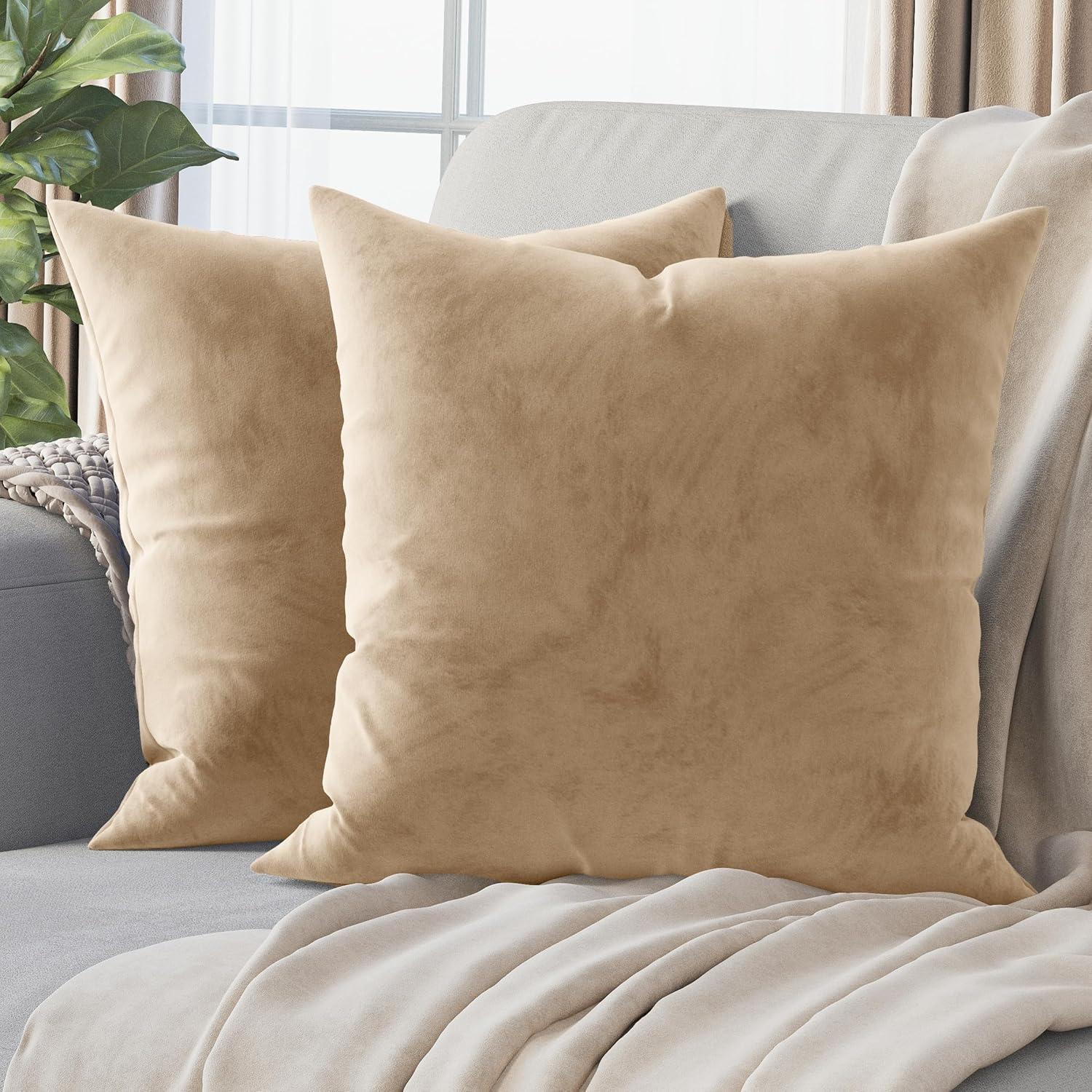 Velvet Reversible Pillow Cover (Set of 2)