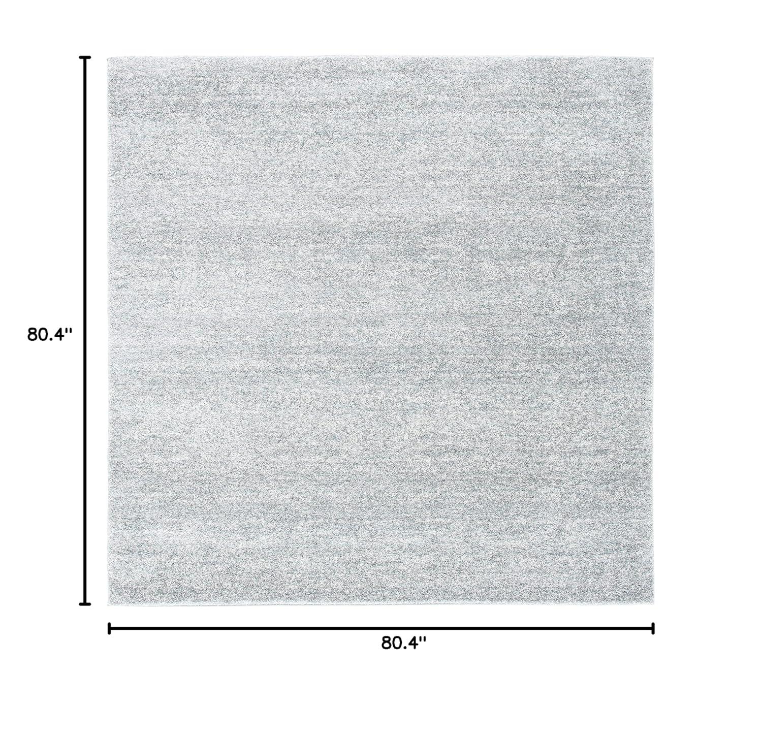 Retro RET560 Power Loomed Indoor Area Rug - 6'7"x6'7" - Grey/Beige - Safavieh