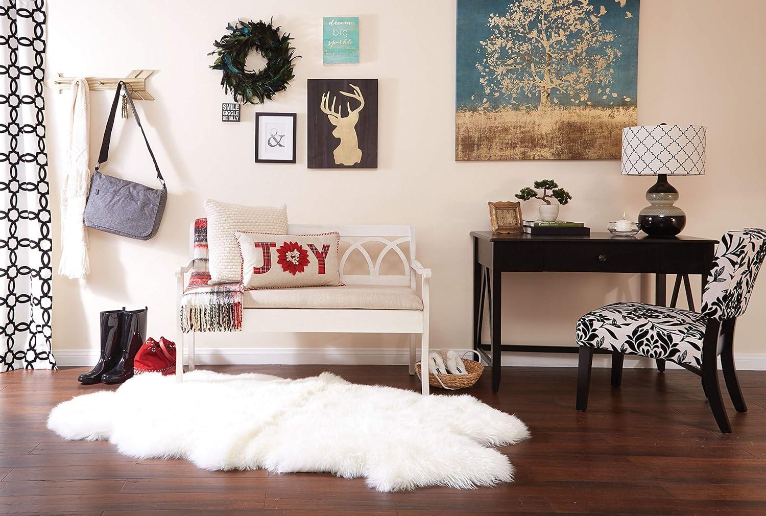 Coventry Storage Bench Beige/White - OSP Home Furnishings