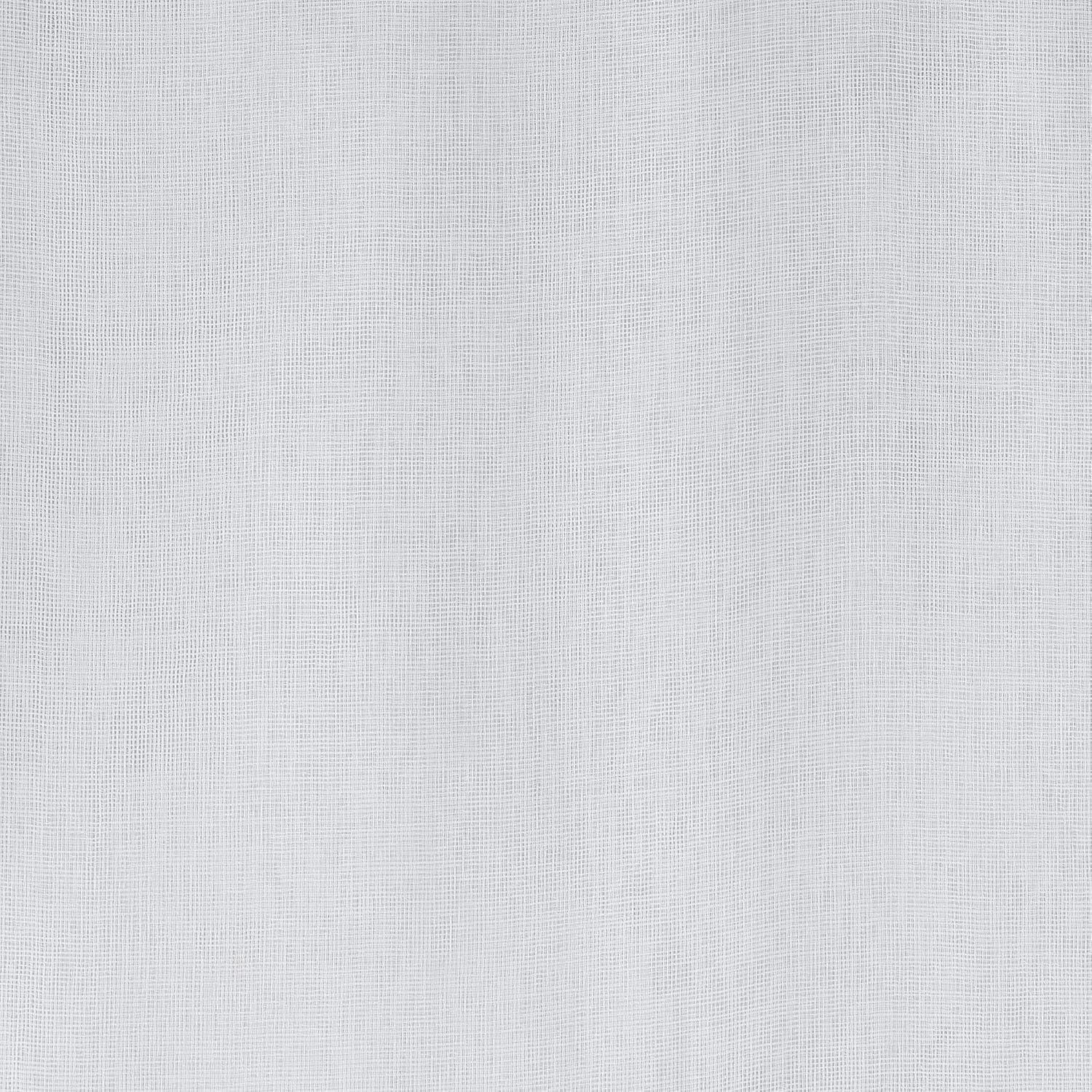 No. 918 84" x 50" White Solid Print Outdoor Curtain With Tab Top