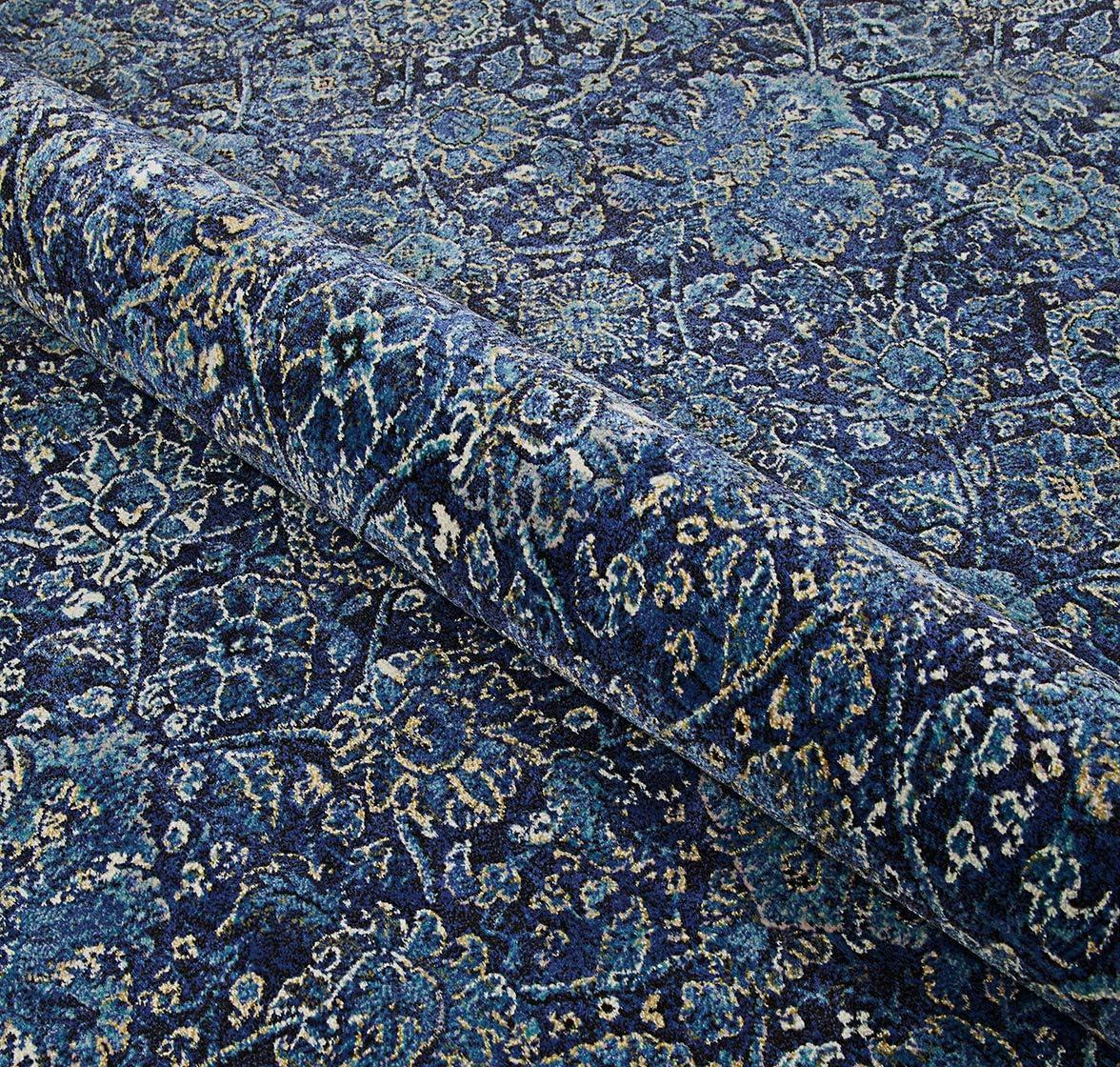 Couristan Easton Winslet Area Rug, 2' x 3'7", Navy-Sapphire