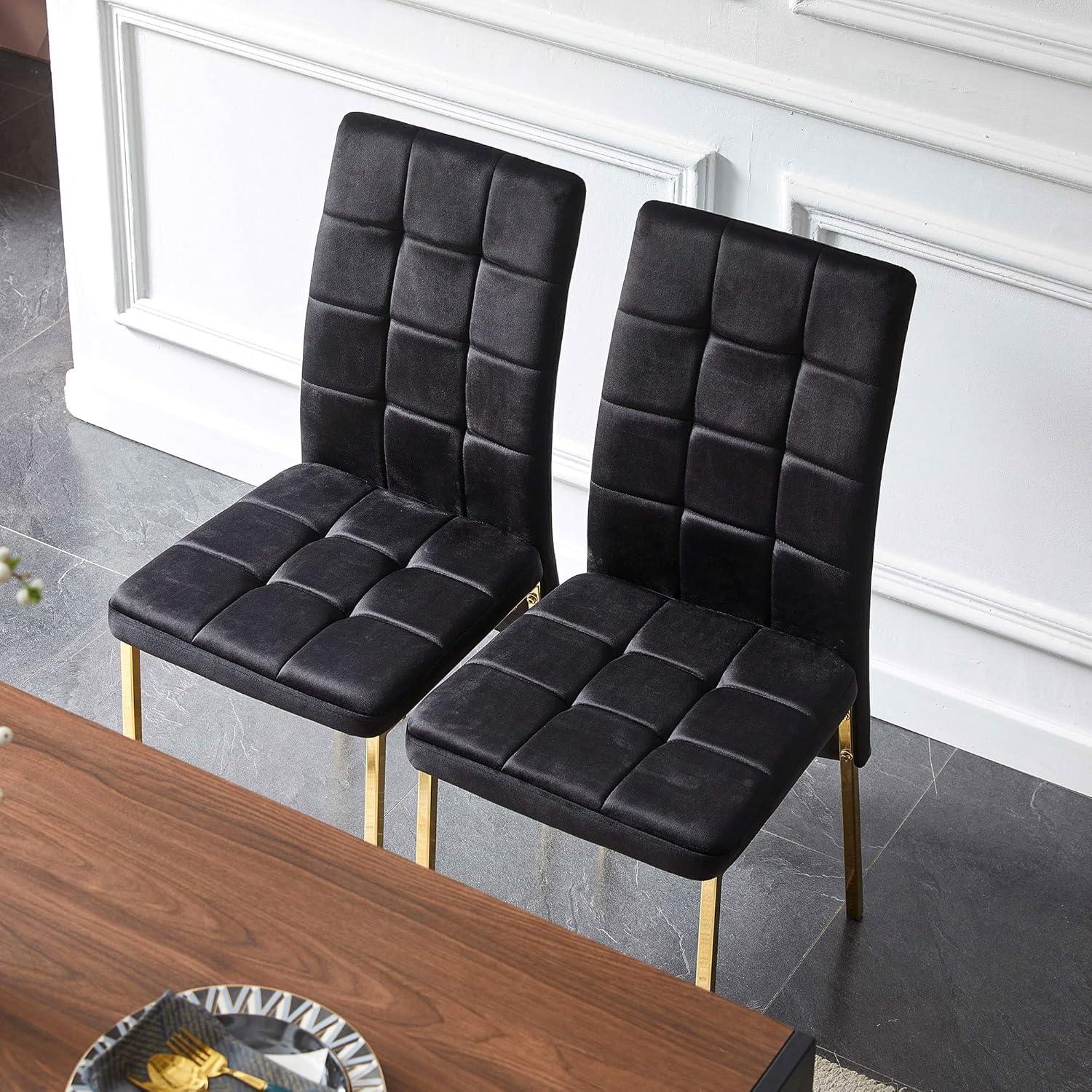 Brooklyn Velvet High Back Side Chair