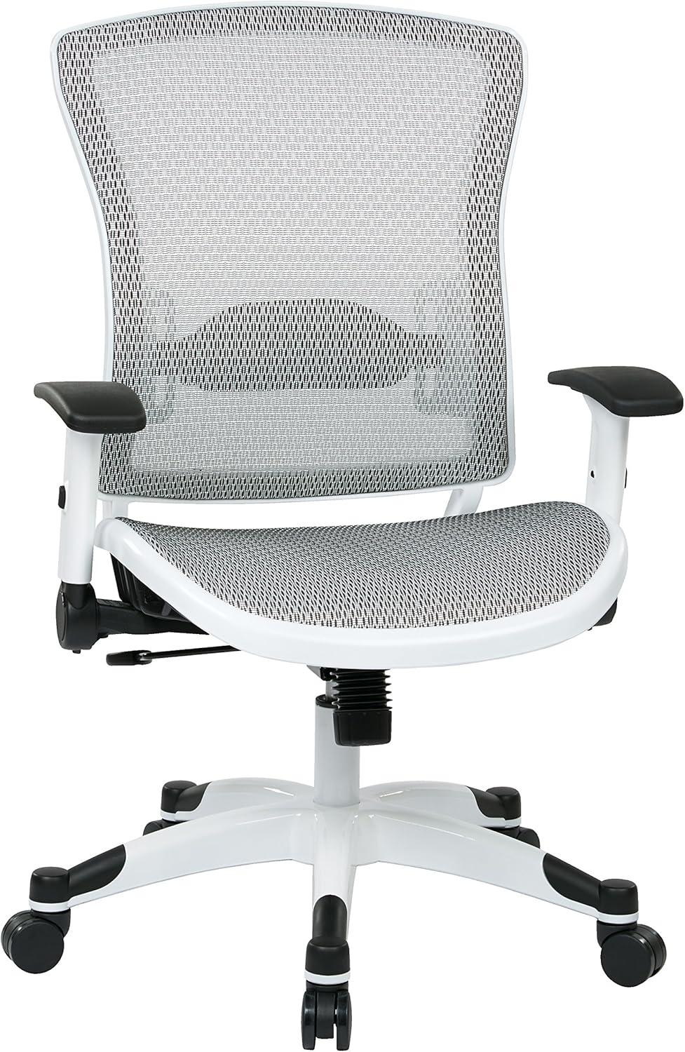 SPACE Seating White Frame Managers Chair