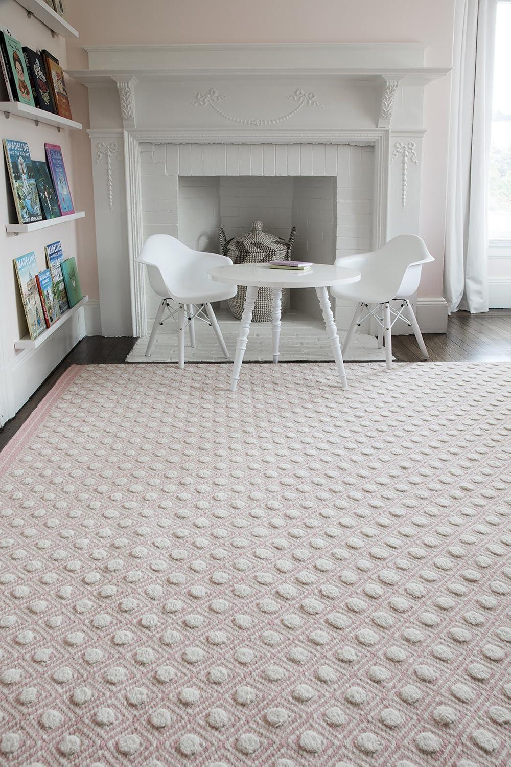 Langdon Polka Dots Handmade Flatweave Wool Area Rug