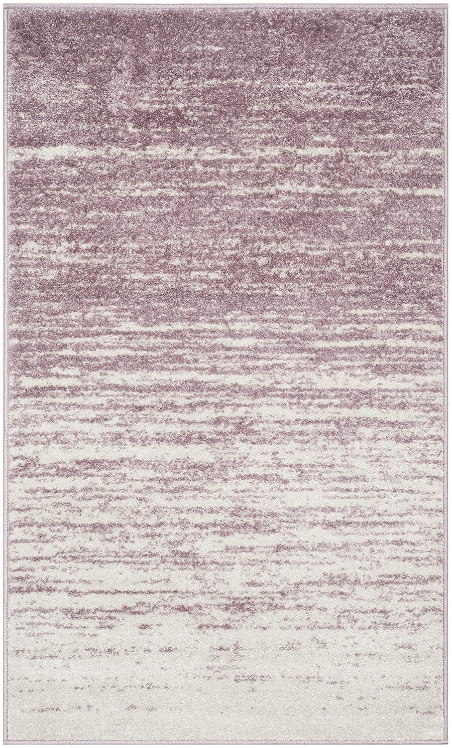 Adirondack ADR113 Machine Made Indoor Area Rug - Cream/Purple - 5'-1"x7'-6" - Safavieh