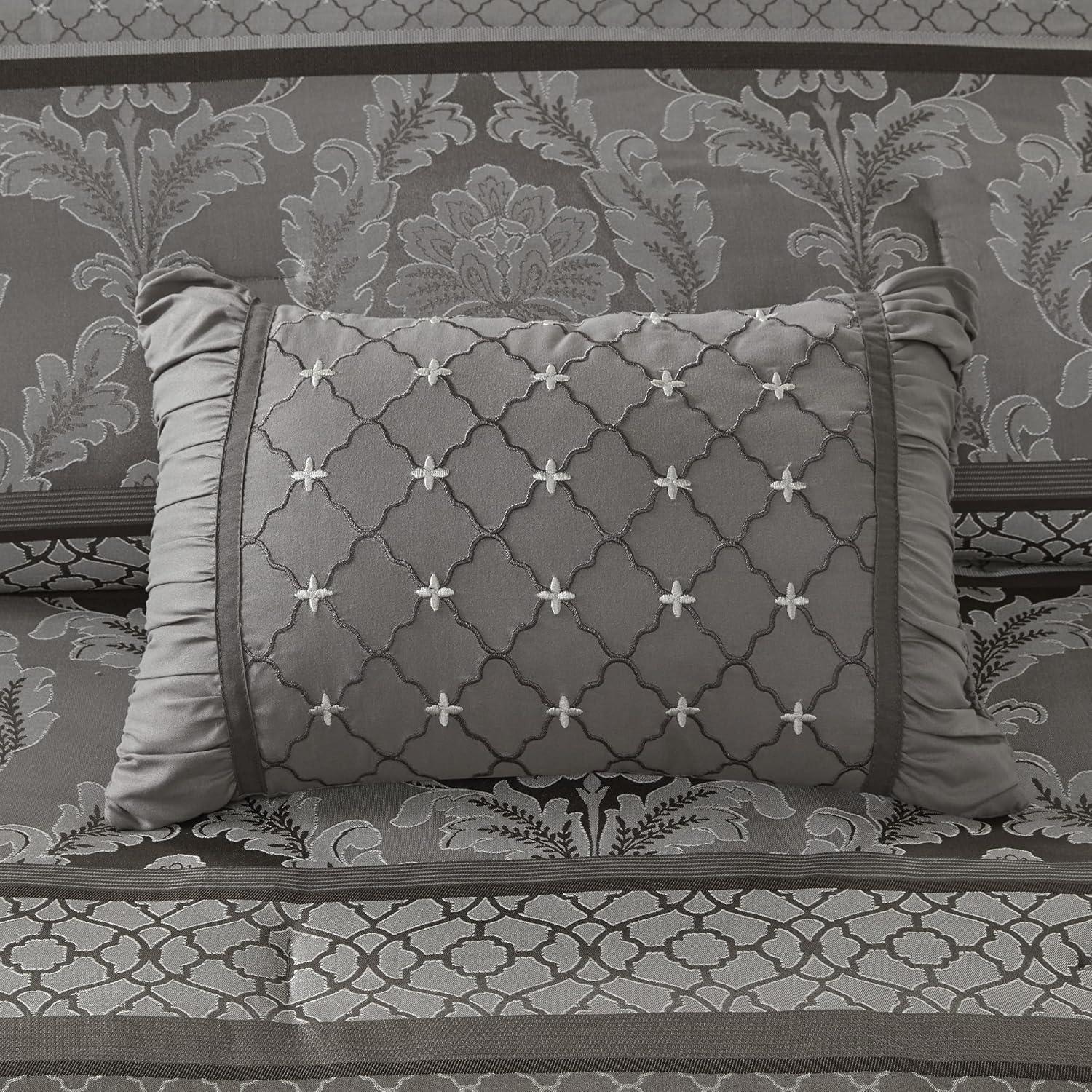 Madison Park Bellagio 7 Piece Jacquard Comforter Set