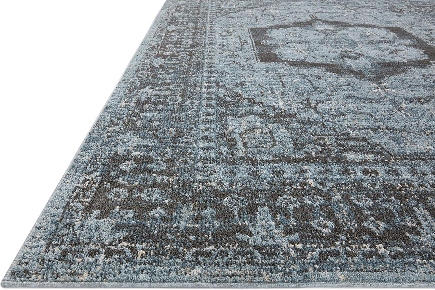 Loloi II Odette Sky / Charcoal 5'-3" x 7'-9" Area Rug