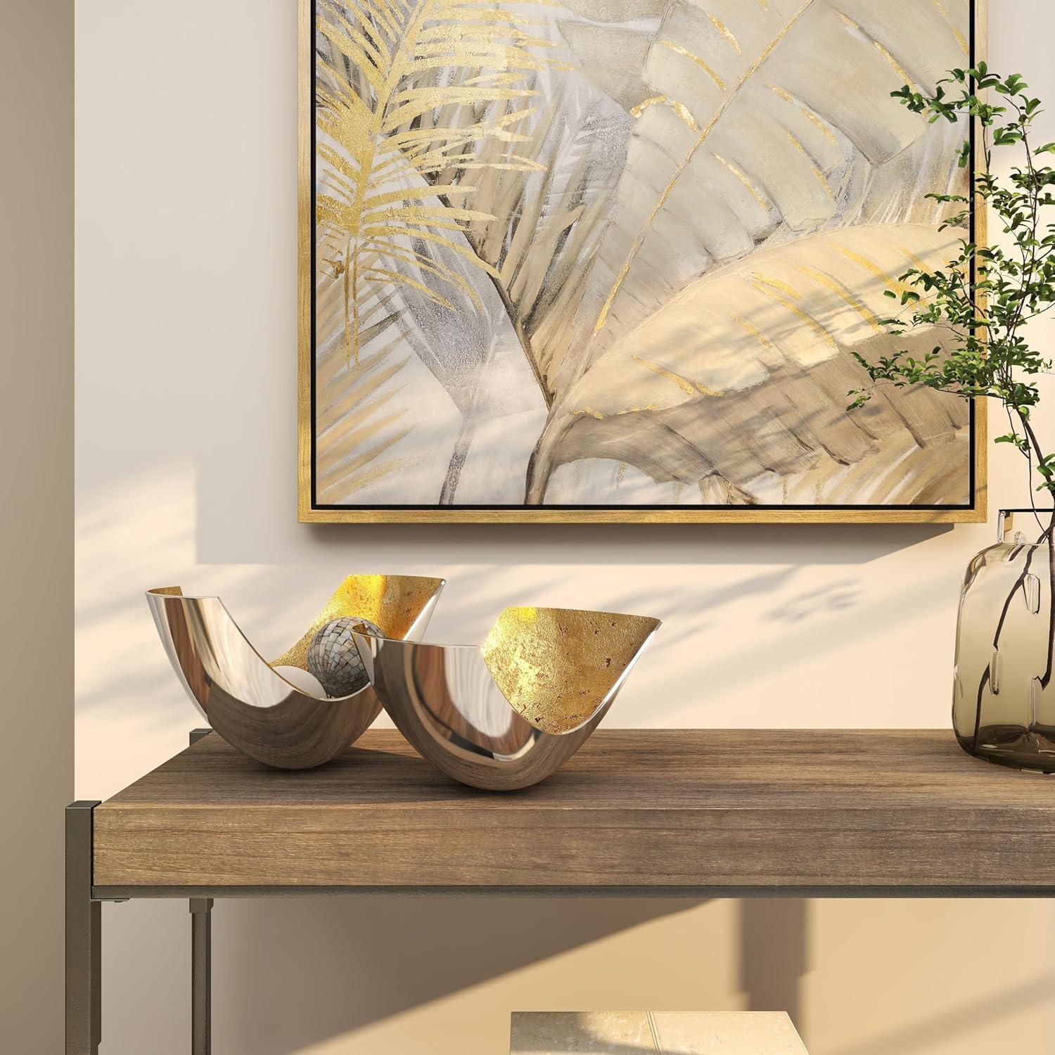 Mercer41 Borealis Aluminum Decorative Bowl 2