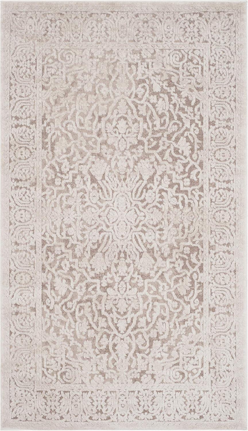 Reflection RFT670 Power Loomed Area Rug - Beige/Cream - 3'x5' - Safavieh.