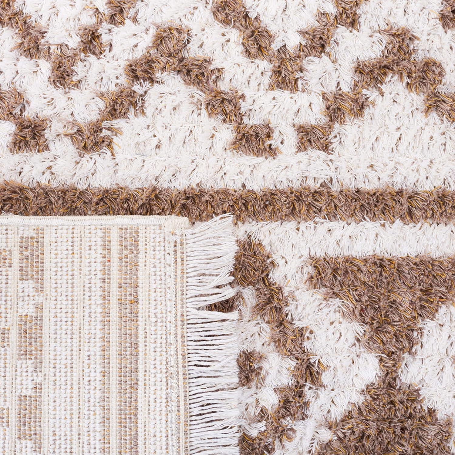 Augustine AGT849 Machine Made Indoor Area Rug - Taupe/Ivory - 9'x12' - Safavieh