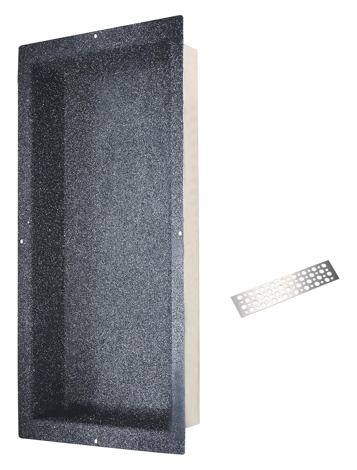 Dawn NI361403 Shower Niche with One Stainless Steel Support Plate, 20 inch