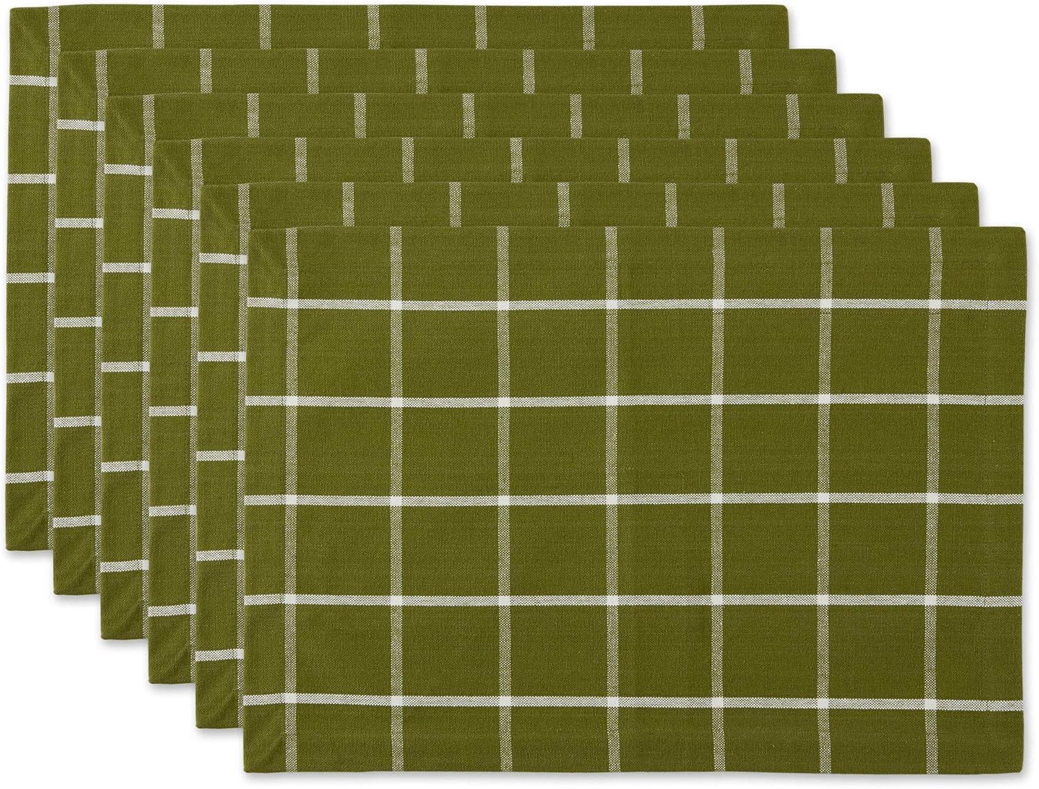 Ventana Green Check Placemat (Set of 6)