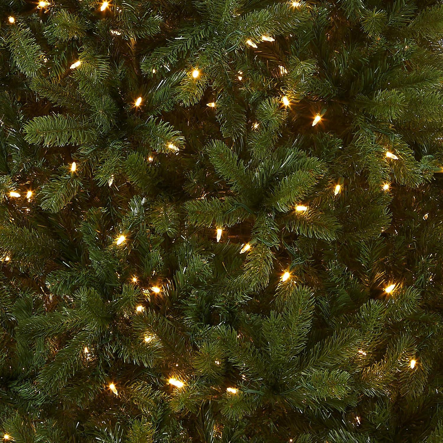 Prelit Downswept Douglas Fir Artificial Christmas Tree Dual Color Lights - National Tree Company