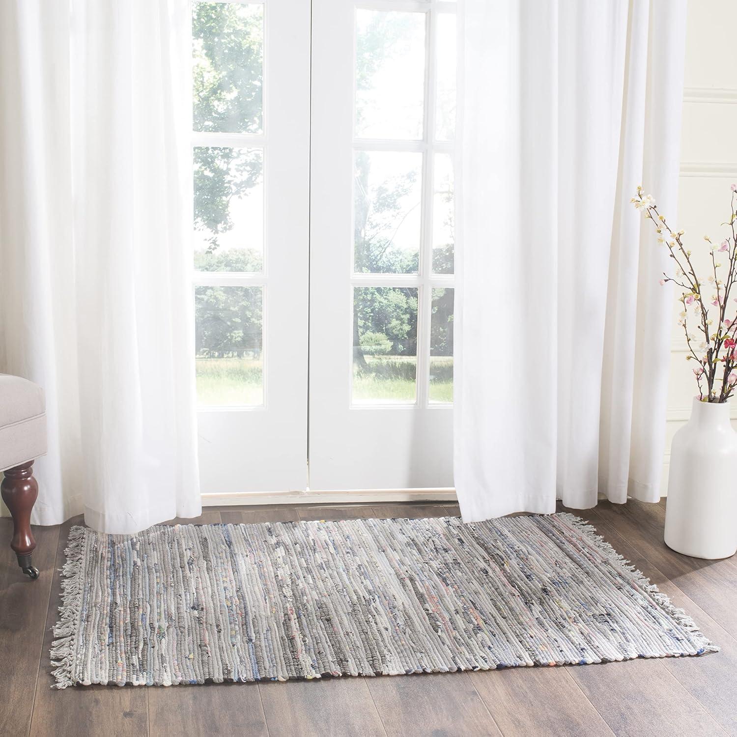 Rag Area Rug RAR121 Hand Woven Area Rug  - Safavieh