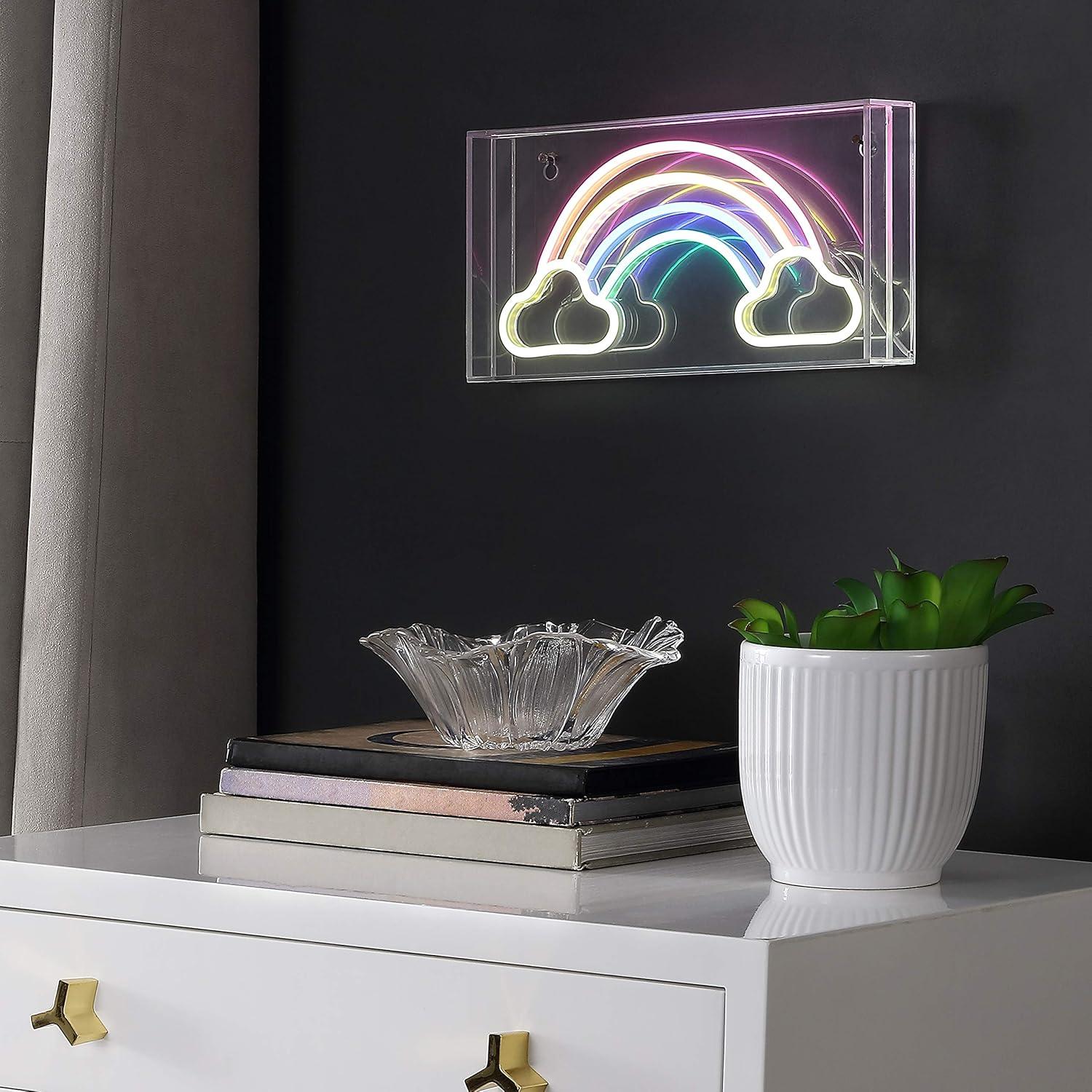 Rainbow Multi-Color Acrylic USB LED Neon Light for Nursery