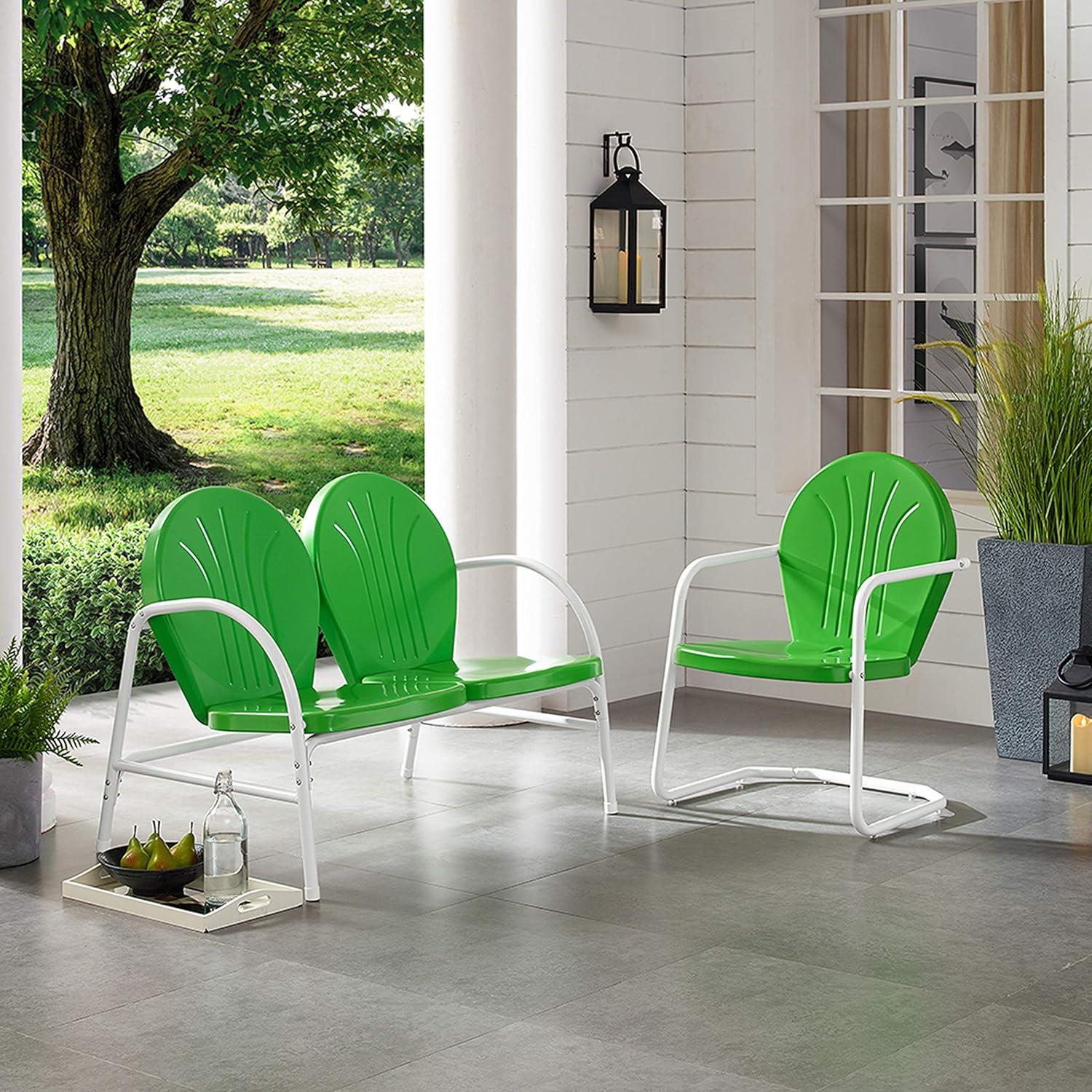 Griffith 2pc Outdoor Seating Set - Kelly Green - Crosley