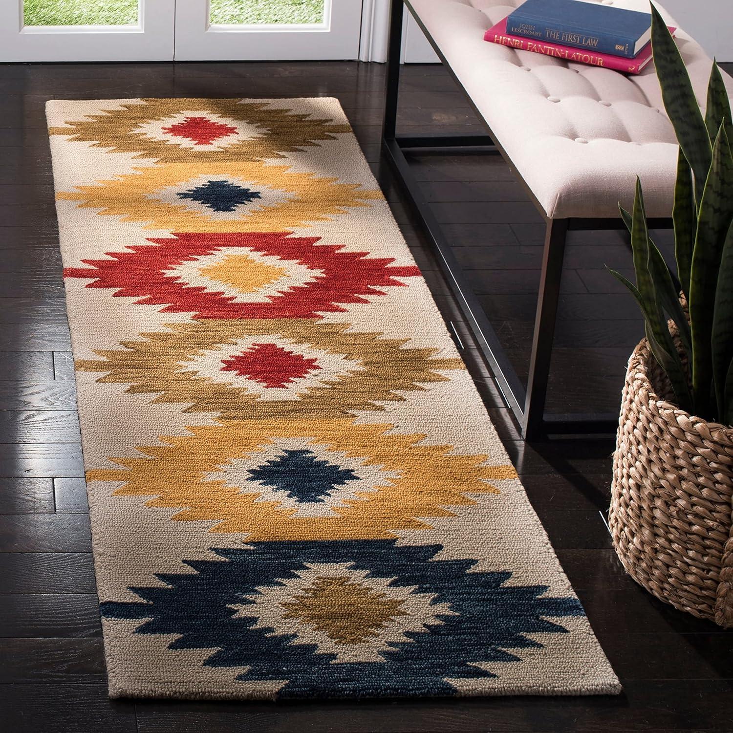 Red Aspen Hand-Tufted Wool 8' x 10' Area Rug