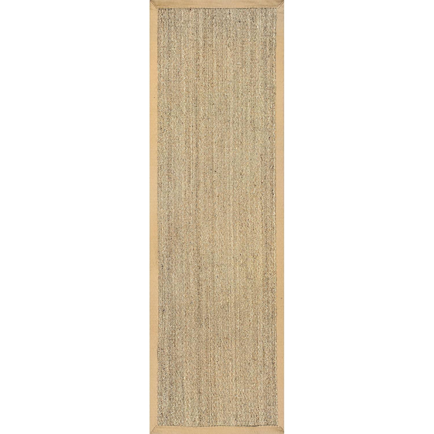 Nuloom Elijah Farmhouse Seagrass Indoor Area Rug, Round 8', Beige