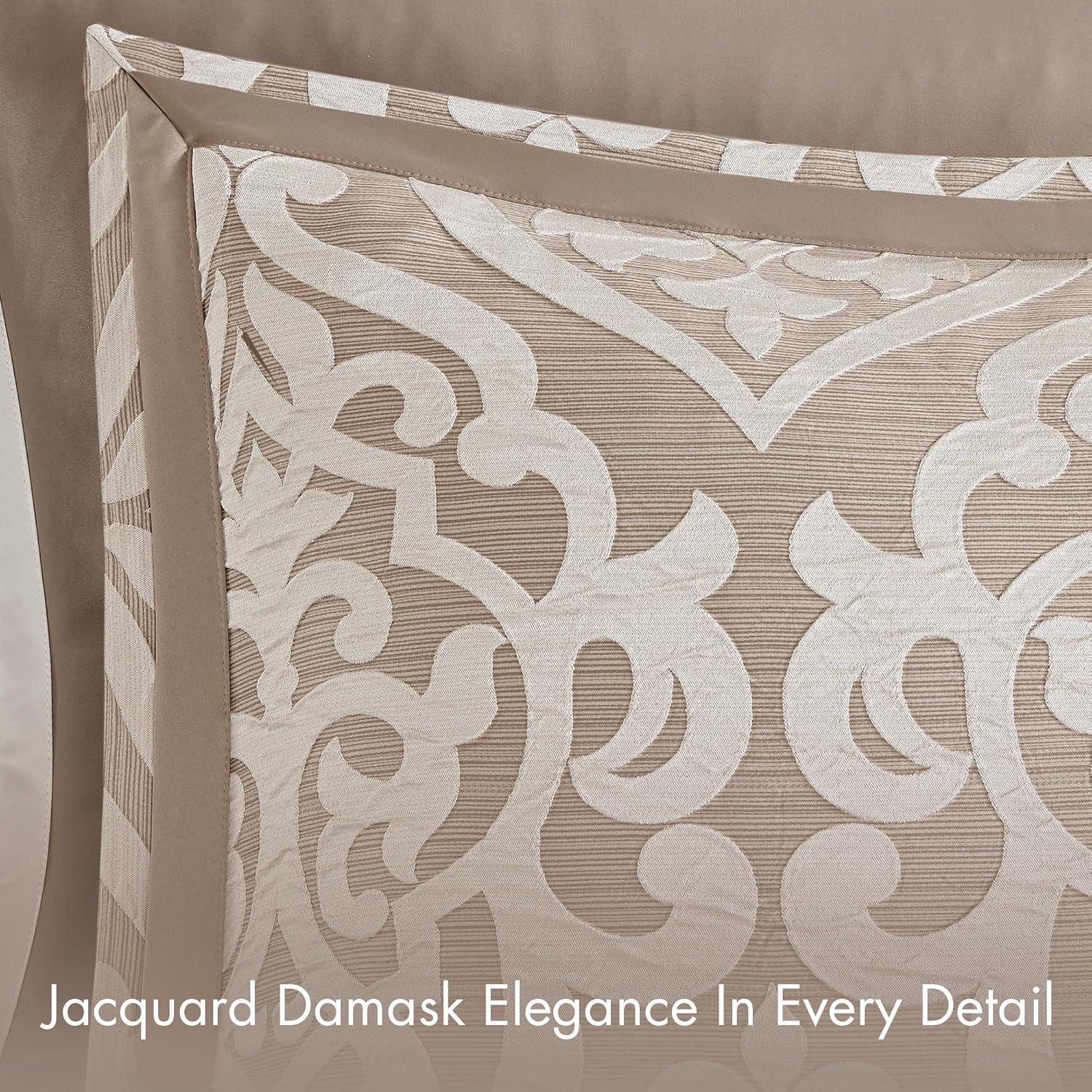 Madison Park Odette Jacquard 8 Piece Comforter Set