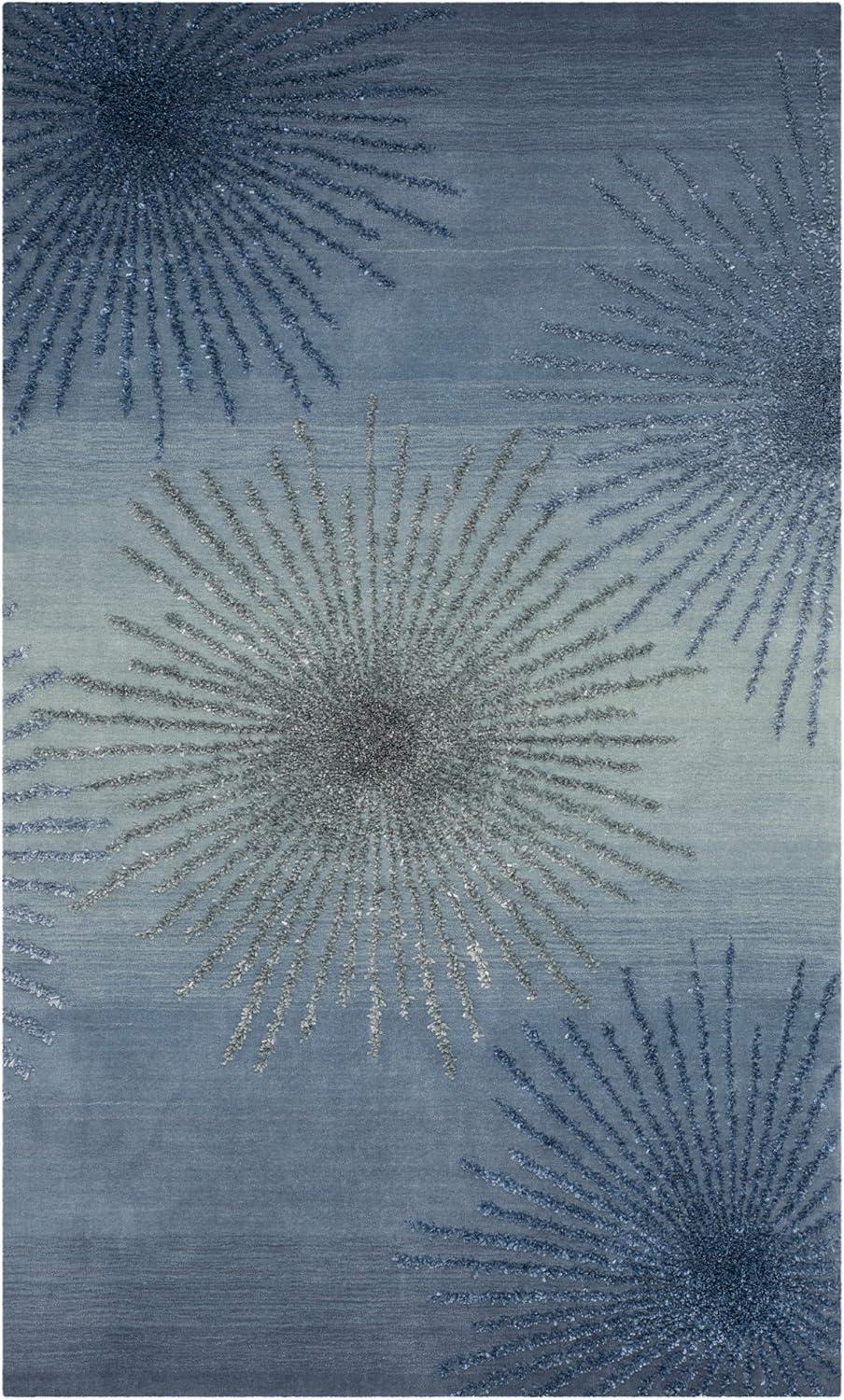 Soho SOH712 Hand Tufted Indoor Area Rug - Denim - 5'x8' - Safavieh.