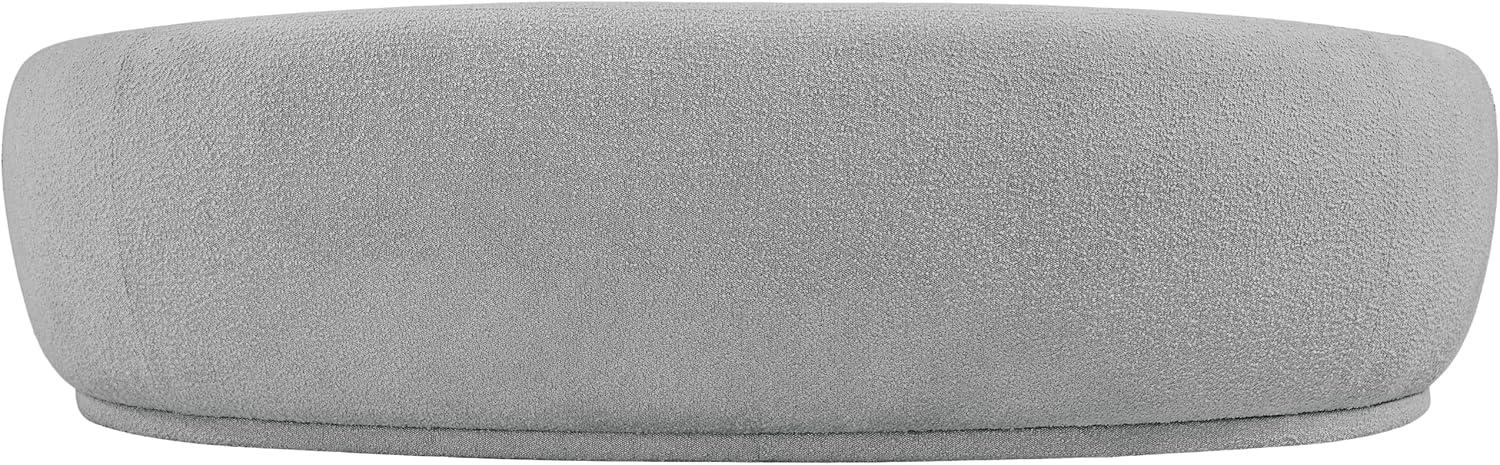 Meridian Furniture Hyde Grey Boucle Fabric Sofa