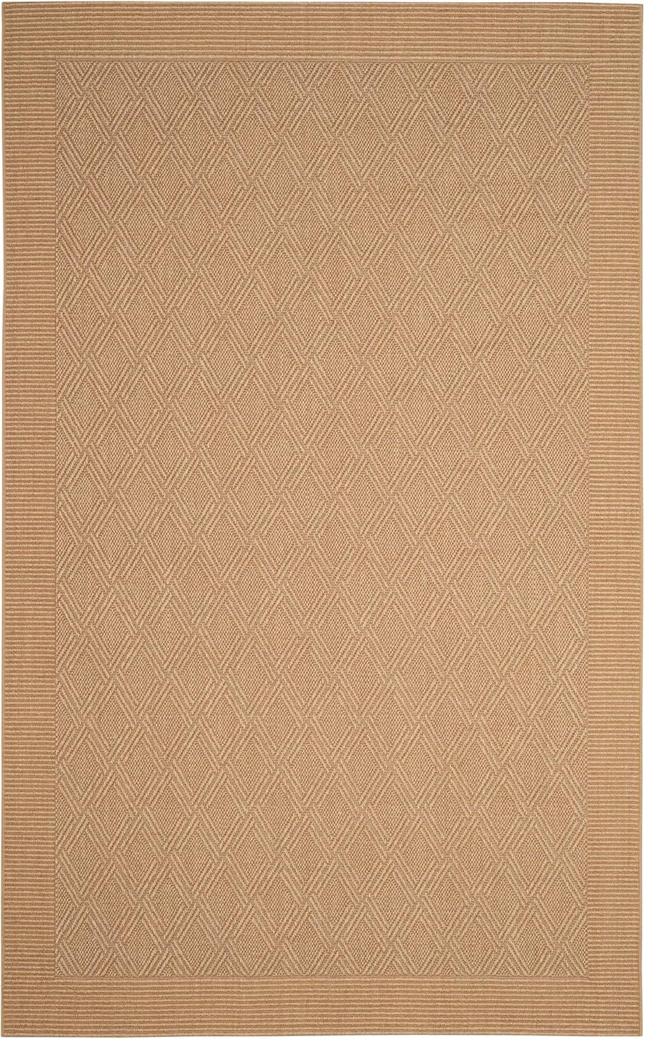 Palm Beach PAB359 Power Loomed Area Rug - Natural - 4'x6' - Safavieh.