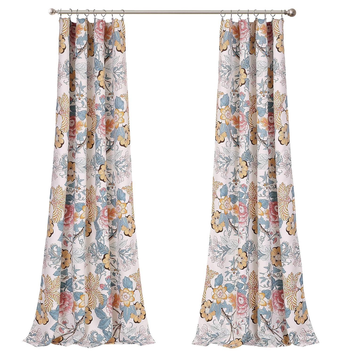 Lush Decor Polyester Room Darkening Curtain Pair (Set of 2)