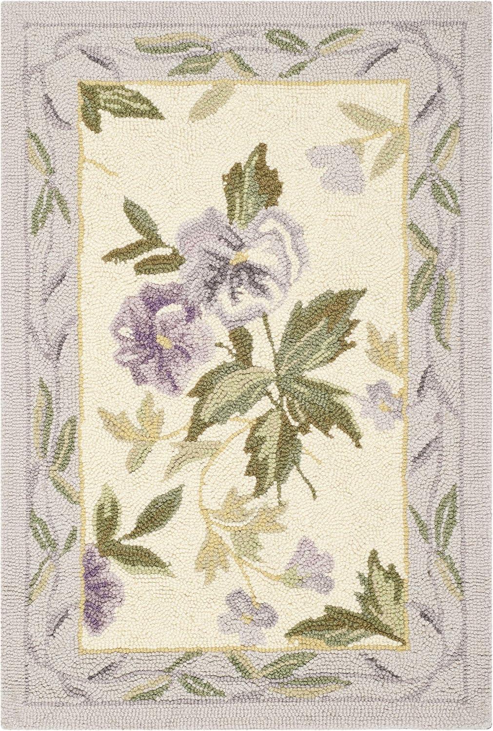 Chelsea HK54 Hand Hooked Accent Rug - Ivory - 1'8"x2'6" - Safavieh.