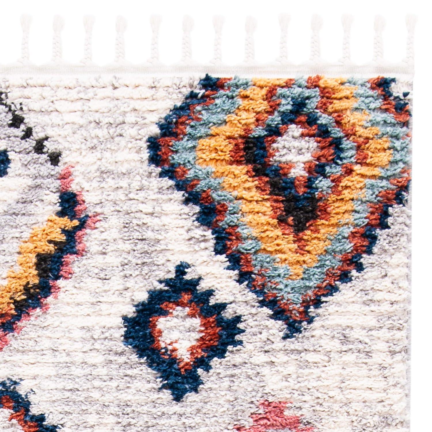 Morocco MRC940 Power Loomed Area Rug - Ivory/Multi - 4'x6' - Safavieh.