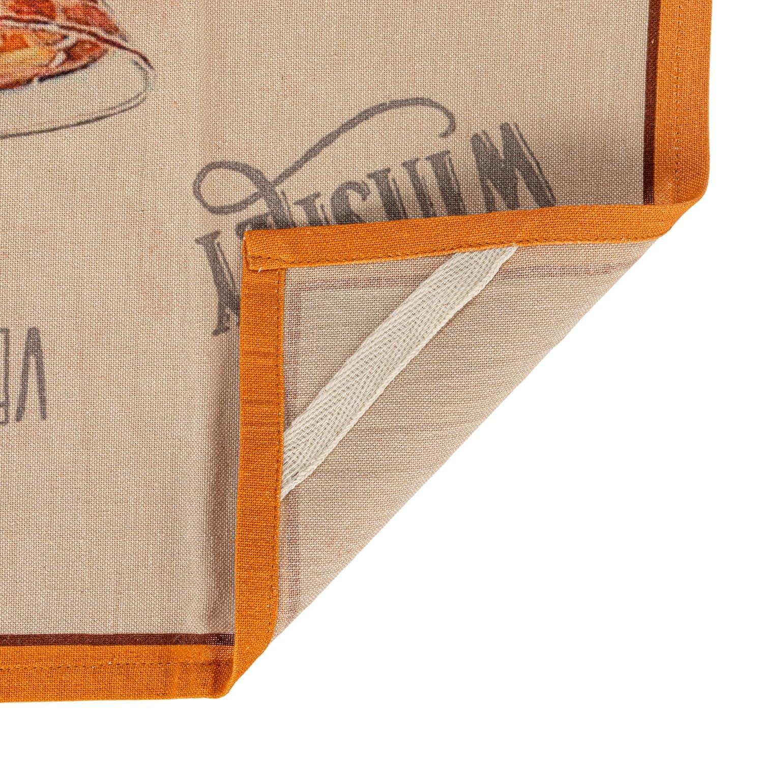 Creative Co-Op Cotton Printed Tea Towel with Cocktail Recipe Prints, Multicolor, Set of 8