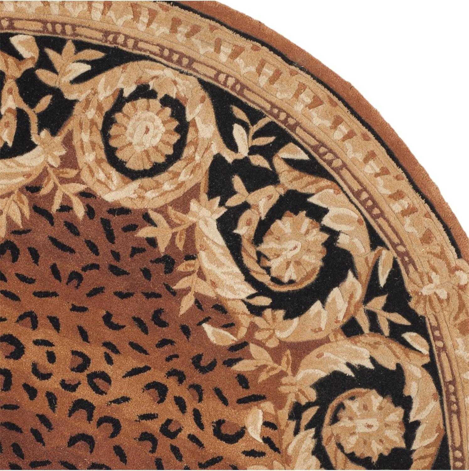 Naples NA712 Hand Tufted Area Rug - Black/Gold - 4'x6' - Safavieh.