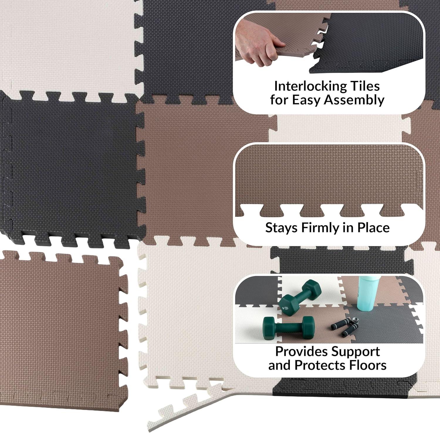 Foam Floor Tiles 20PK - 20sqft (Neutral)