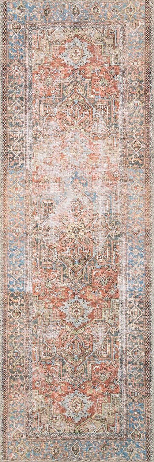 Skye Oriental Terracotta Area Rug