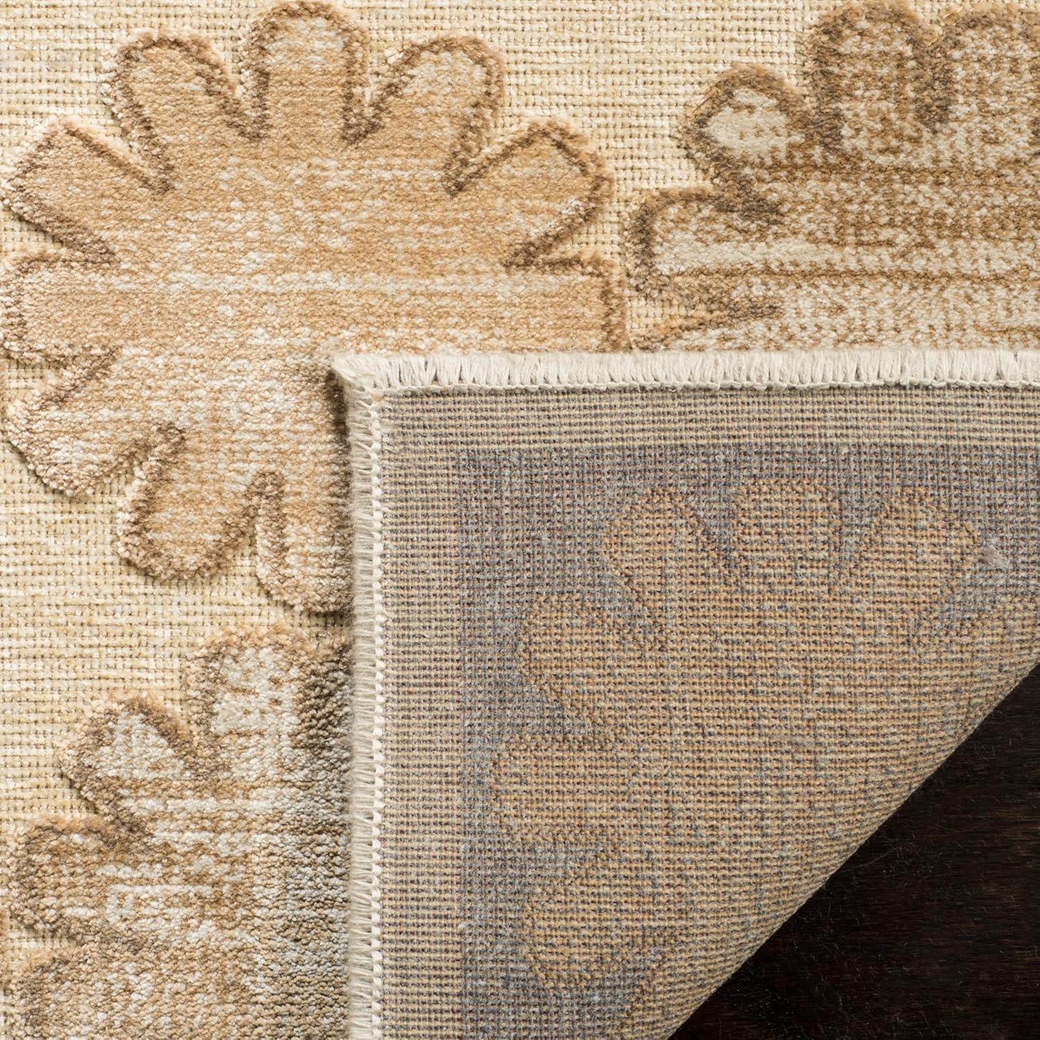 Martha Stewart Collection - MSR7430 - Indoor Power Loomed Area Rugs - Stone/Cream - 5'1"x7'6"