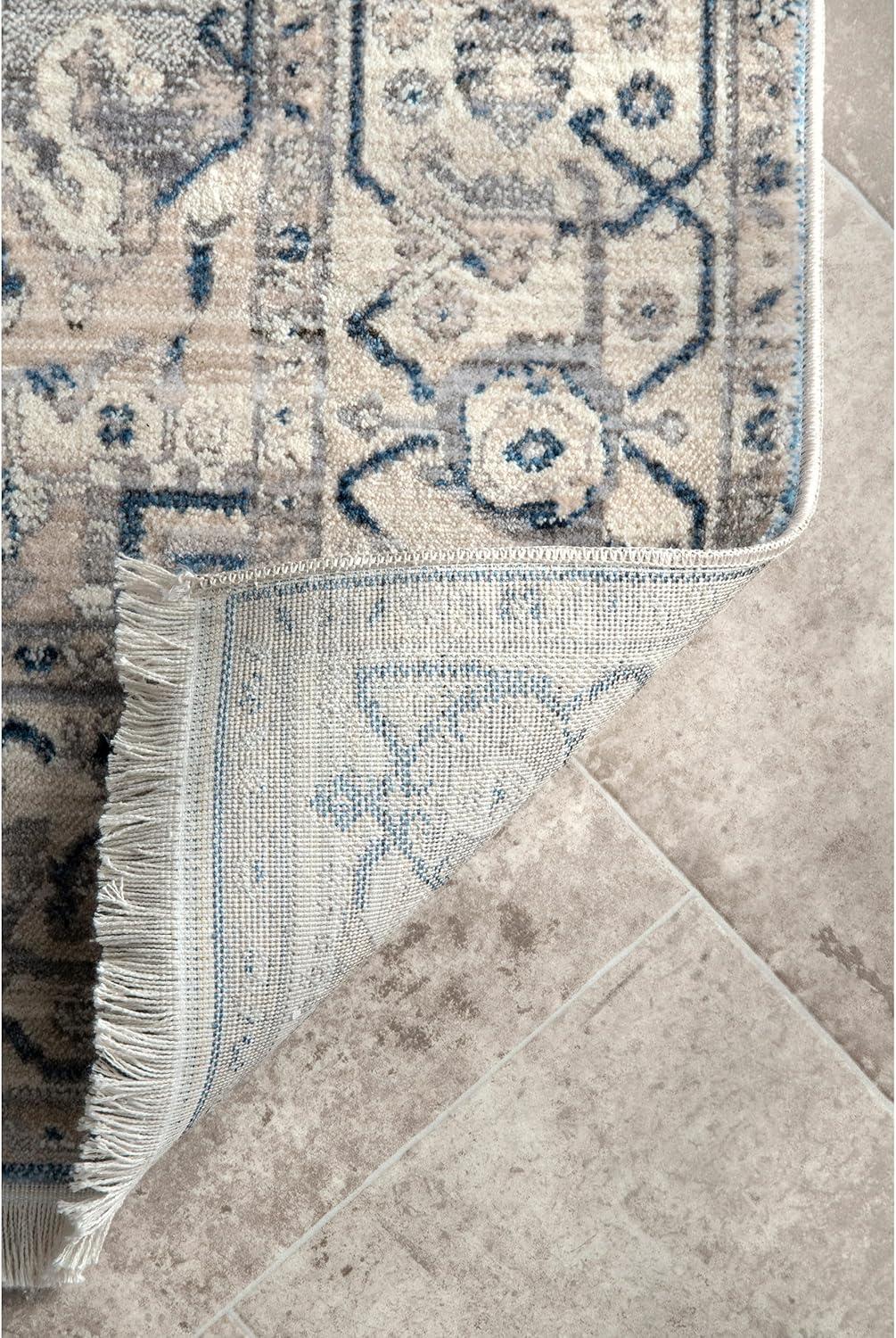 Nuloom Harriet Vintage Medallion Fringe Indoor Area Rug