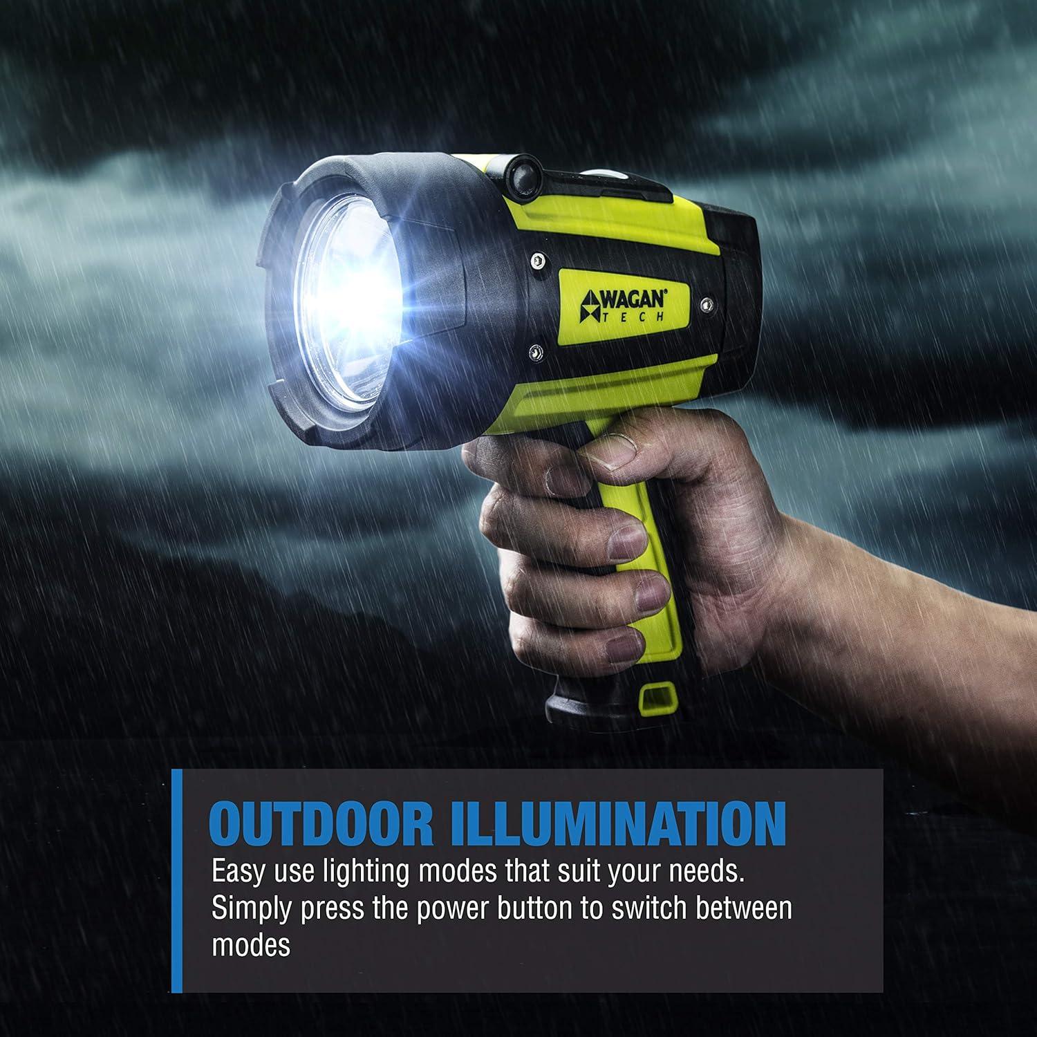 Wagan 7'' Battery Powered Integrated LED Flashlight