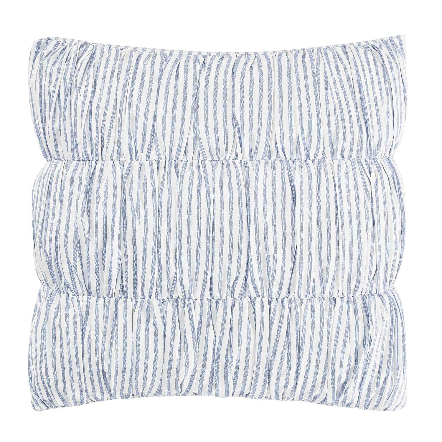 Laura Ashley Laura Ashley Nora Blue Cotton Comforter Bonus Set