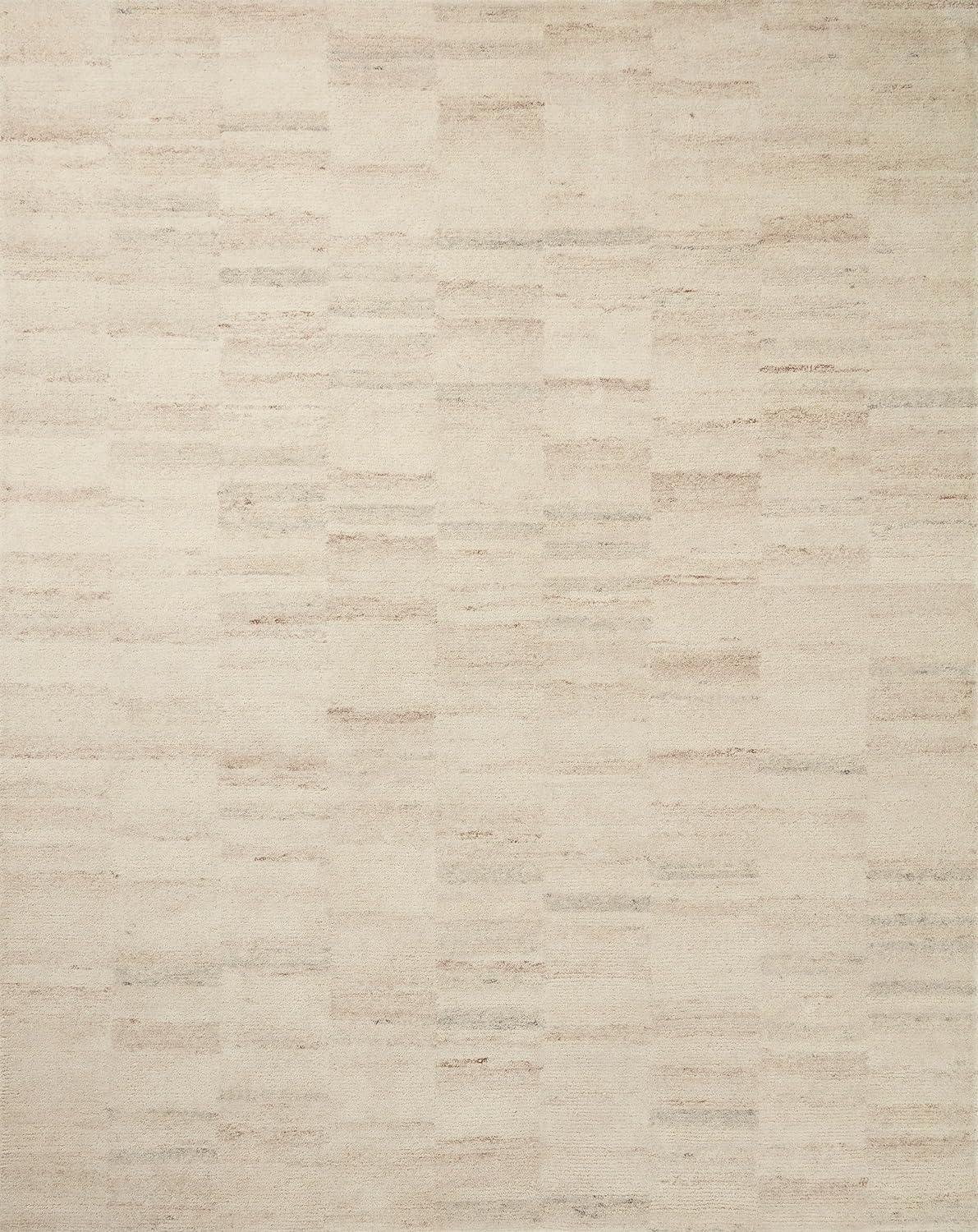 Natural Fog Hand-Tufted Wool Area Rug 7'-9" x 9'-9"