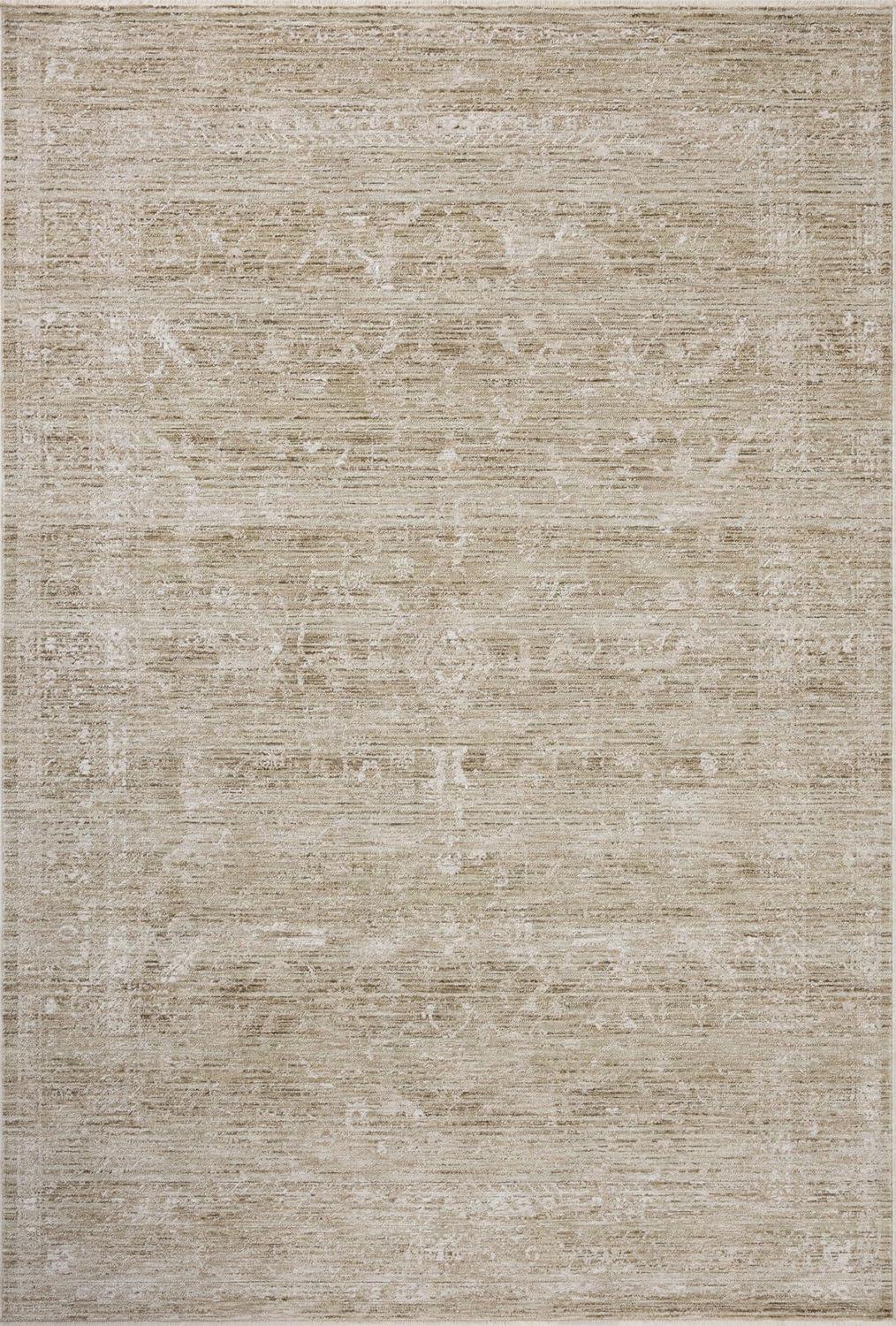 Tabitha Sage and Ivory Synthetic Easy Care Area Rug