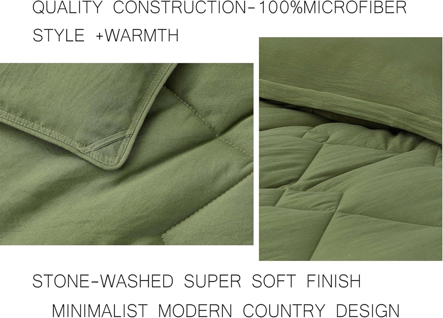 Chezmoi Collection Logan Solid Comforter Set