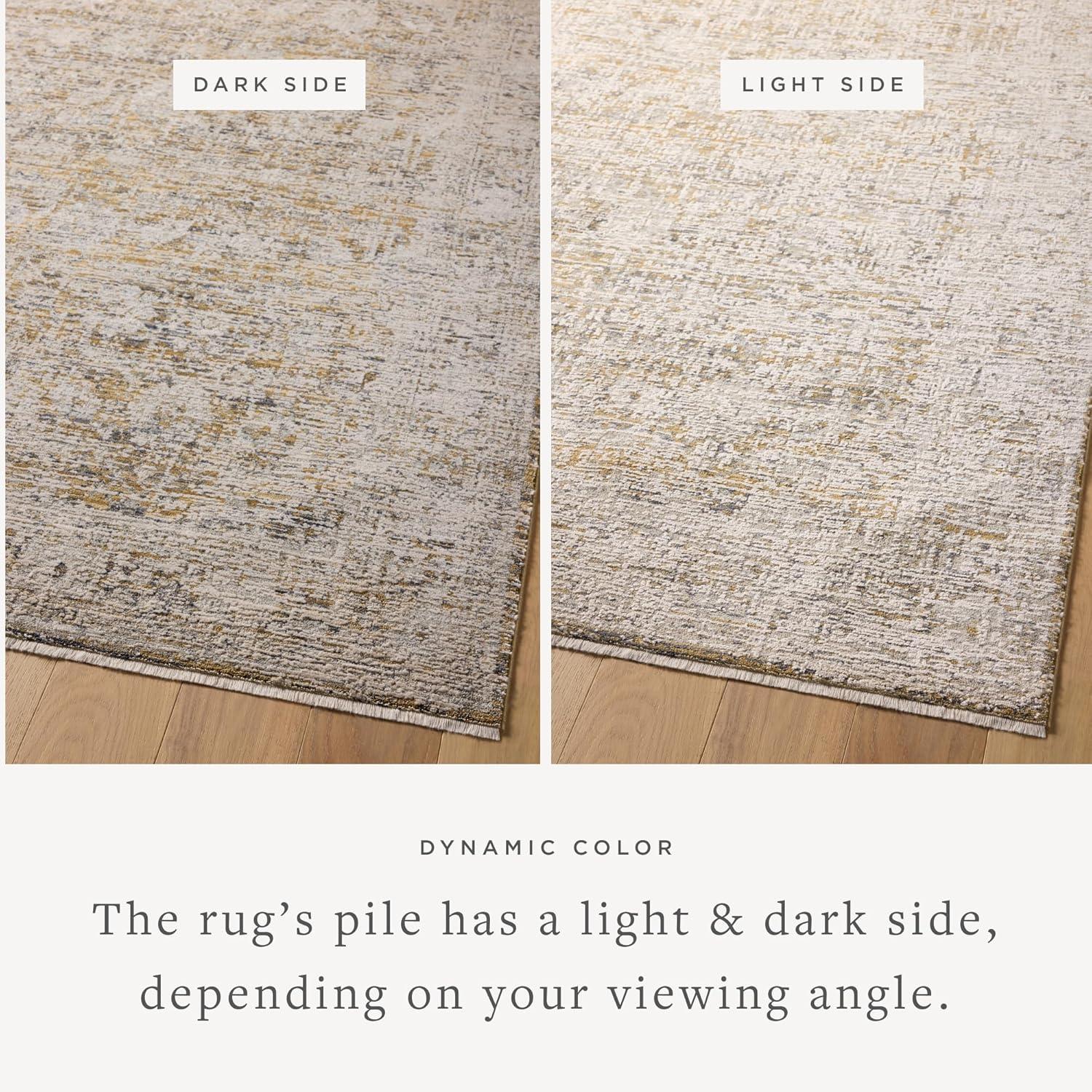 Amber Lewis x Loloi Alie Gold / Beige Area Rug