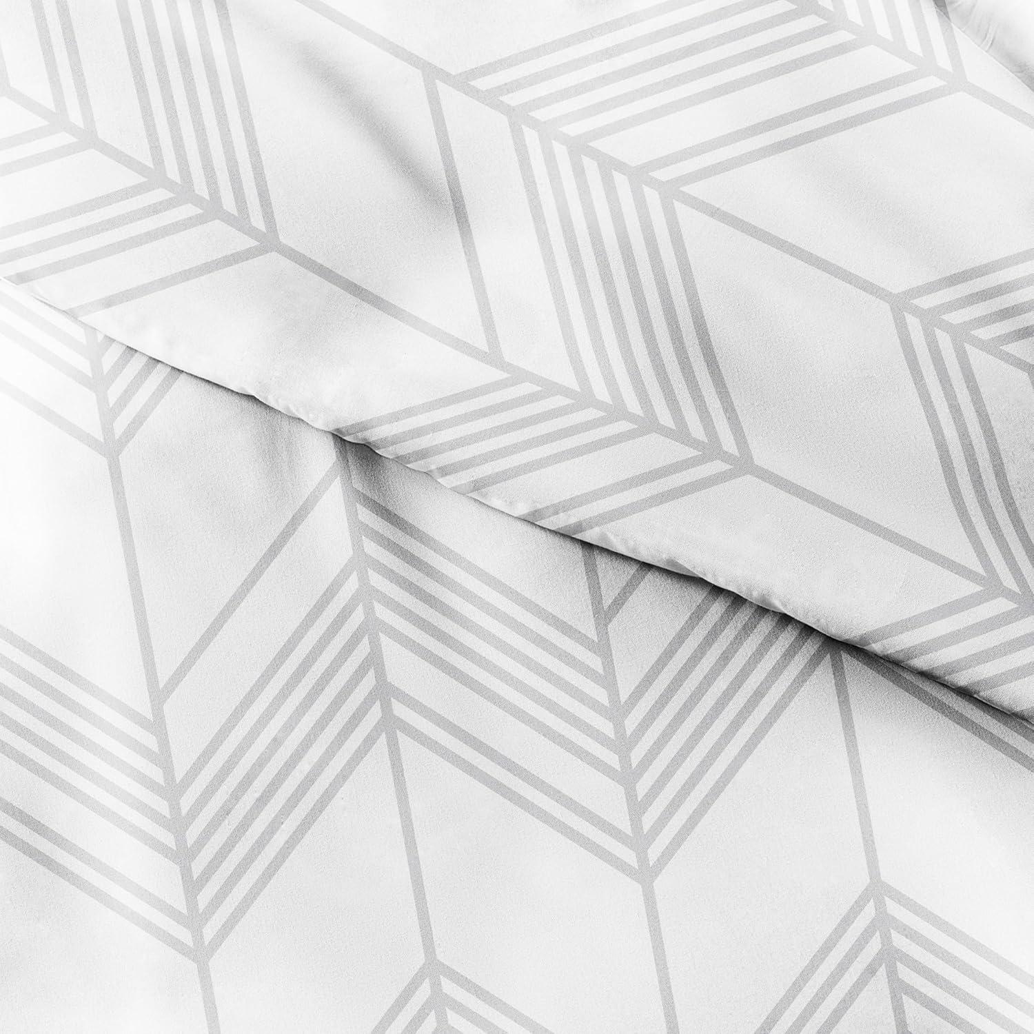 Becky Cameron Home Alps Chevron Pattern Duvet Cover Set