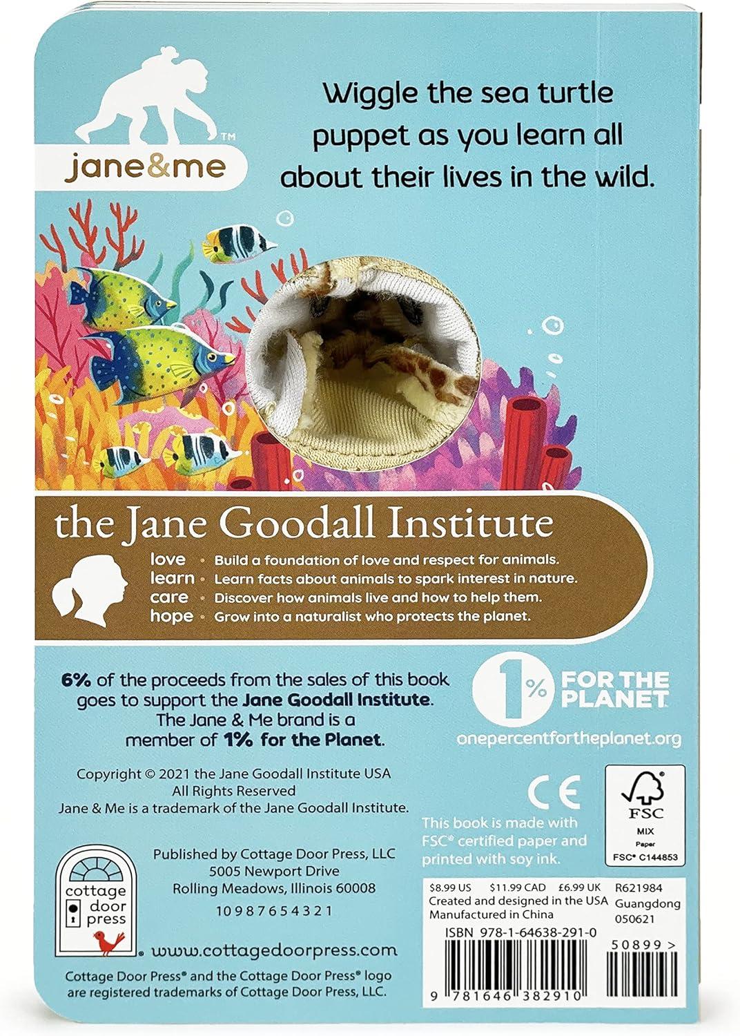 Jane & Me Sea Turtle Family (the Jane Goodall Institute) - by  Jaye Garnett (Board Book)
