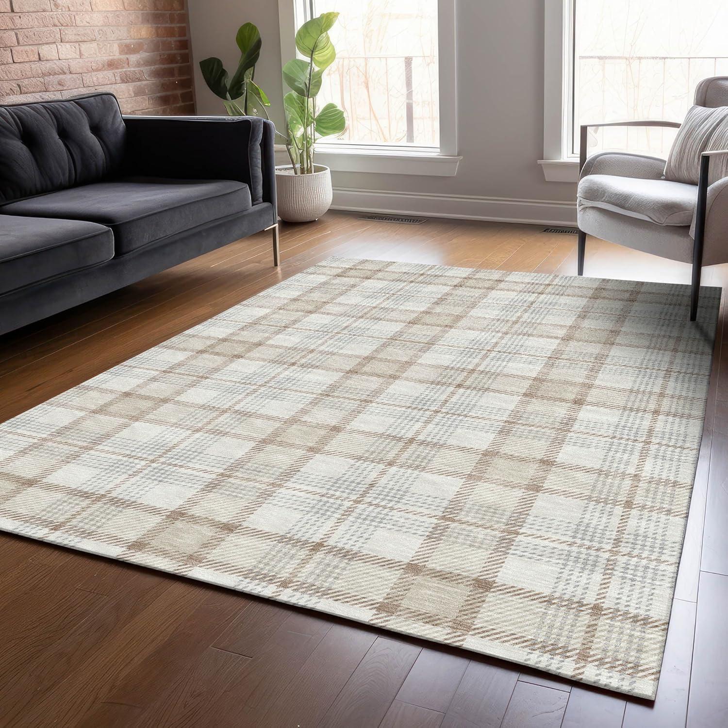 Machine Washable Indoor/Outdoor Chantille ACN1052 Rug