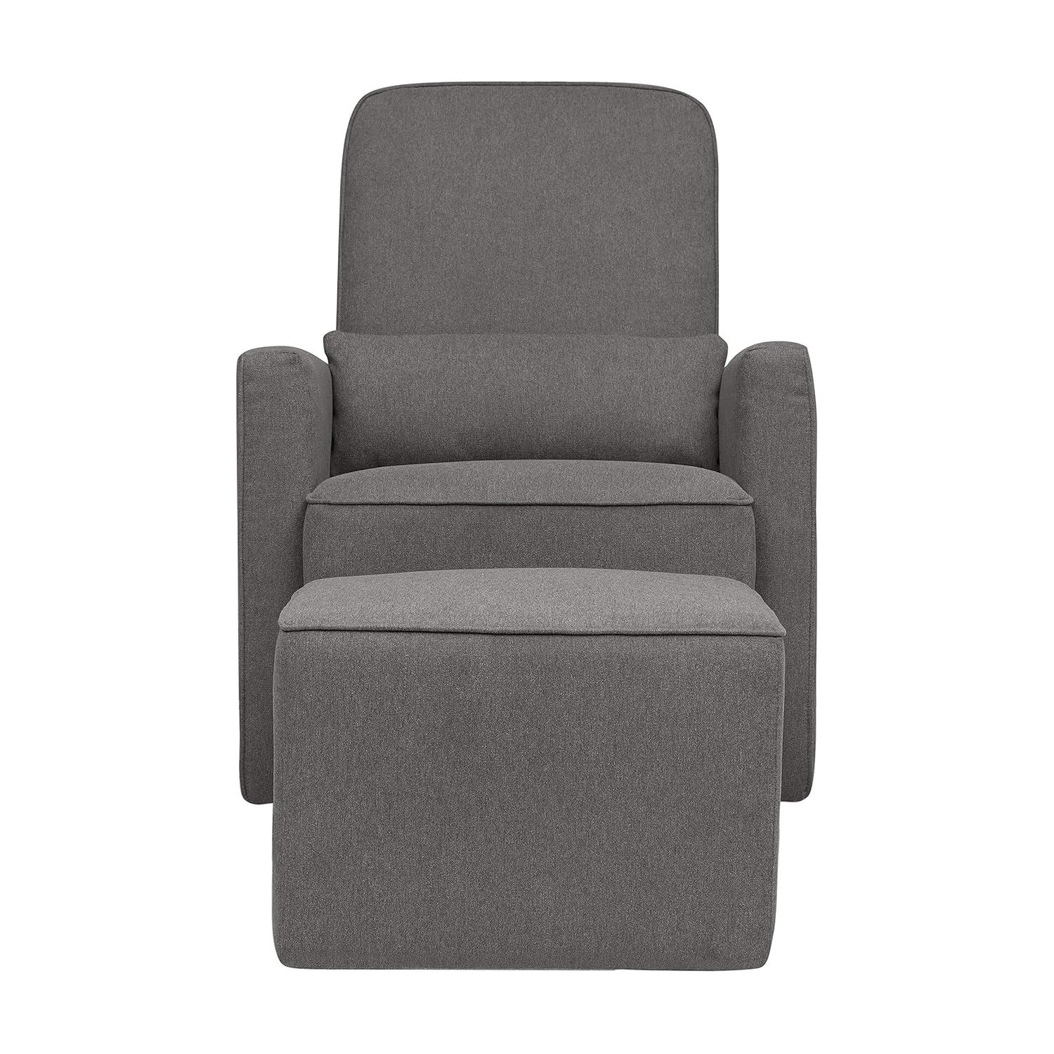 Olive Swivel Glider with Ottoman