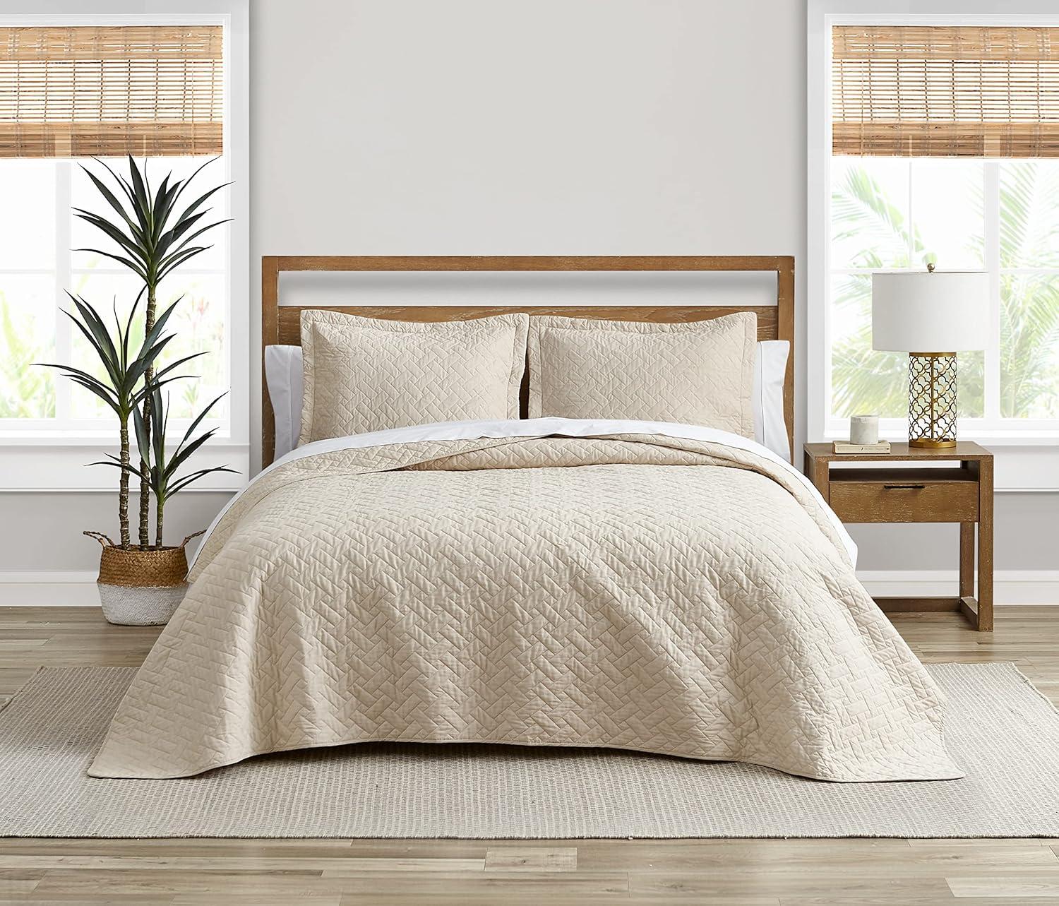 Dune Quilt & Sham Set Beige - Tommy Bahama