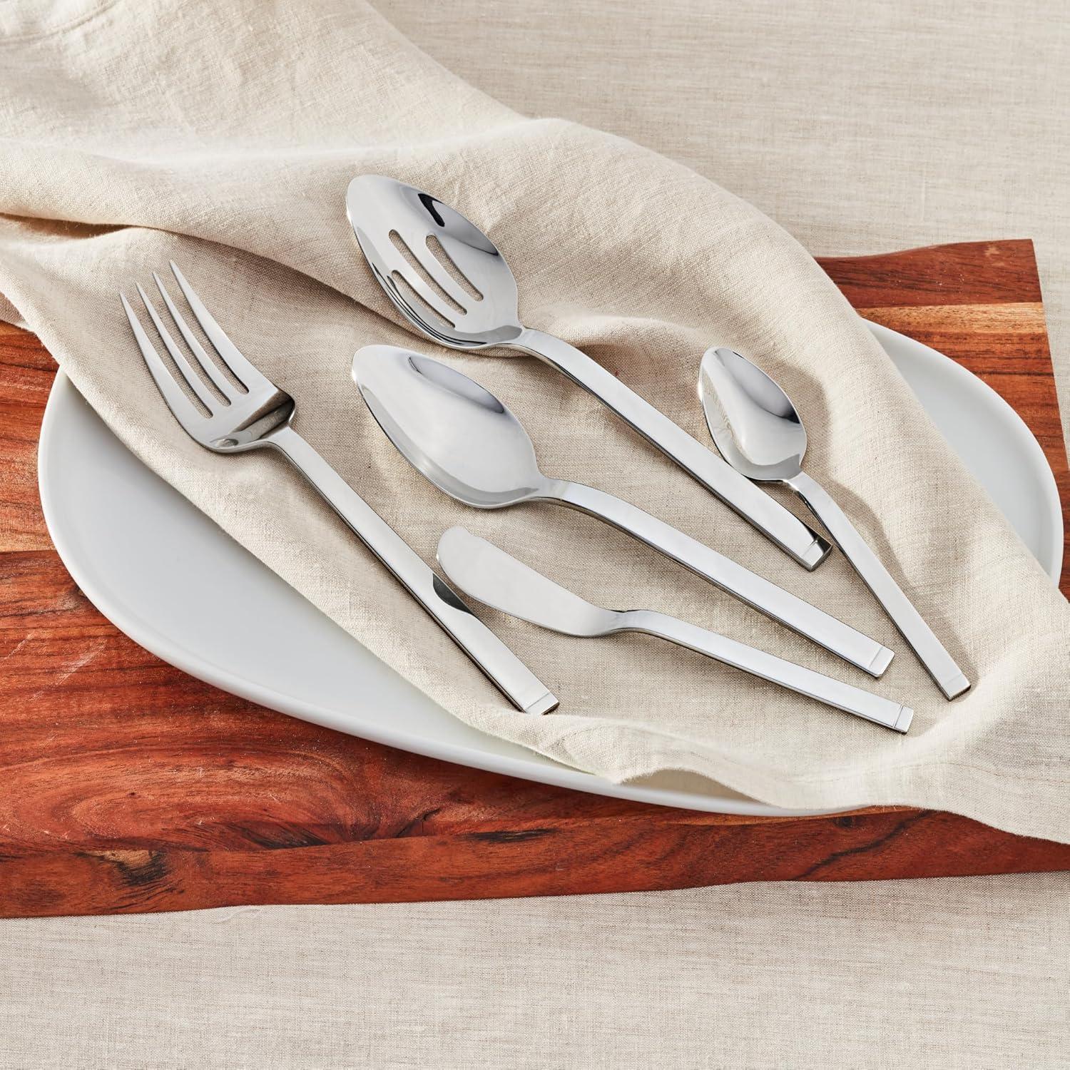 ZWILLING J.A. Henckels ZWILLING Squared 45-Piece 18/10 Stainless Steel Flatware Set