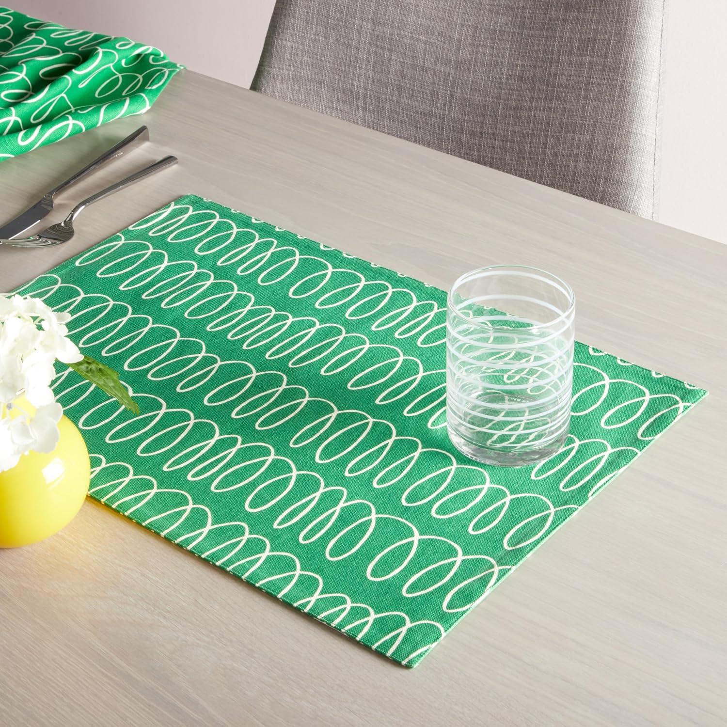 Kate Spade New York Placemats, Reversible, 100% Cotton, Machine Washable (Set of 4)