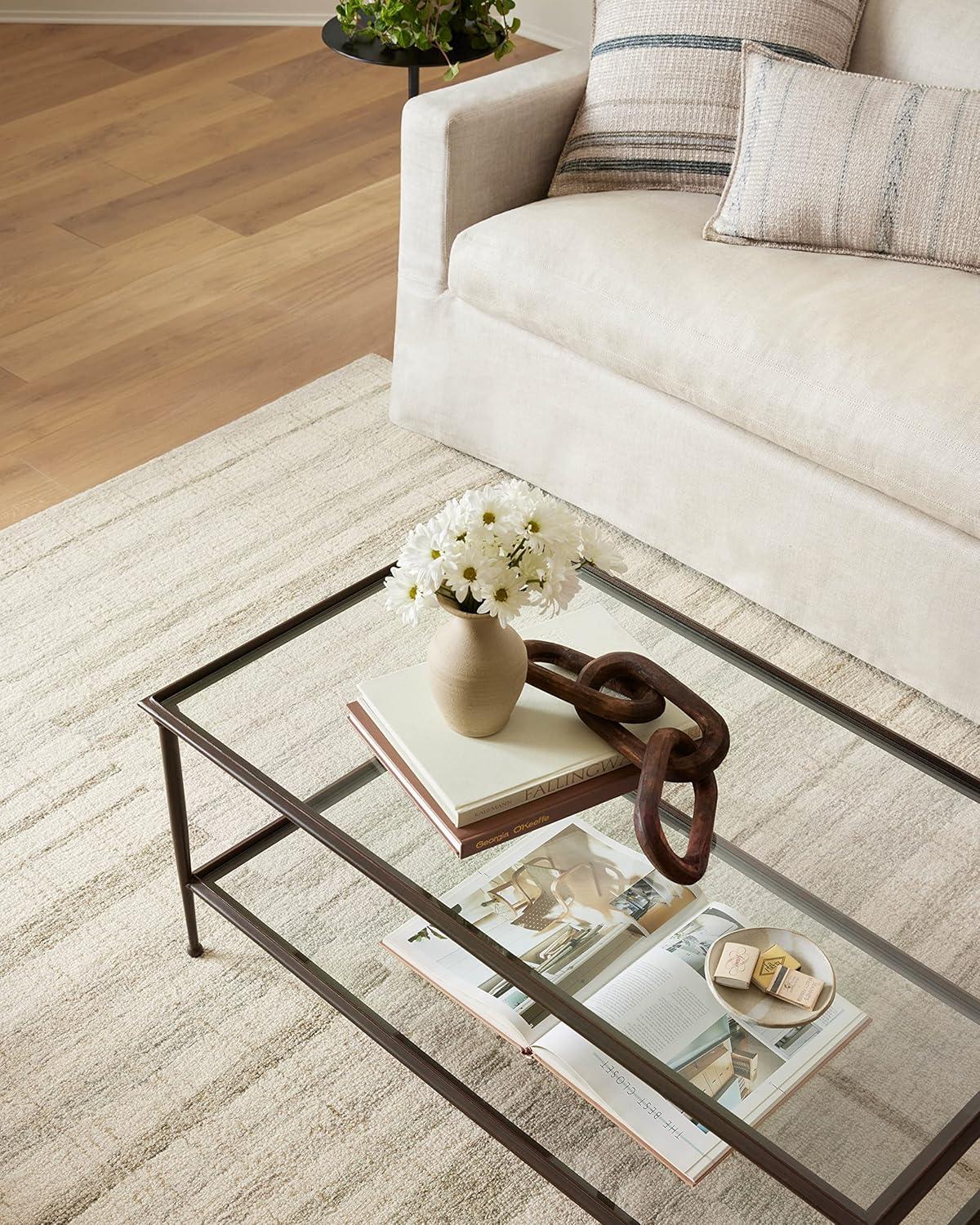 Chris Loves Julia x Loloi Natural/Sage, Transitional Area Rug